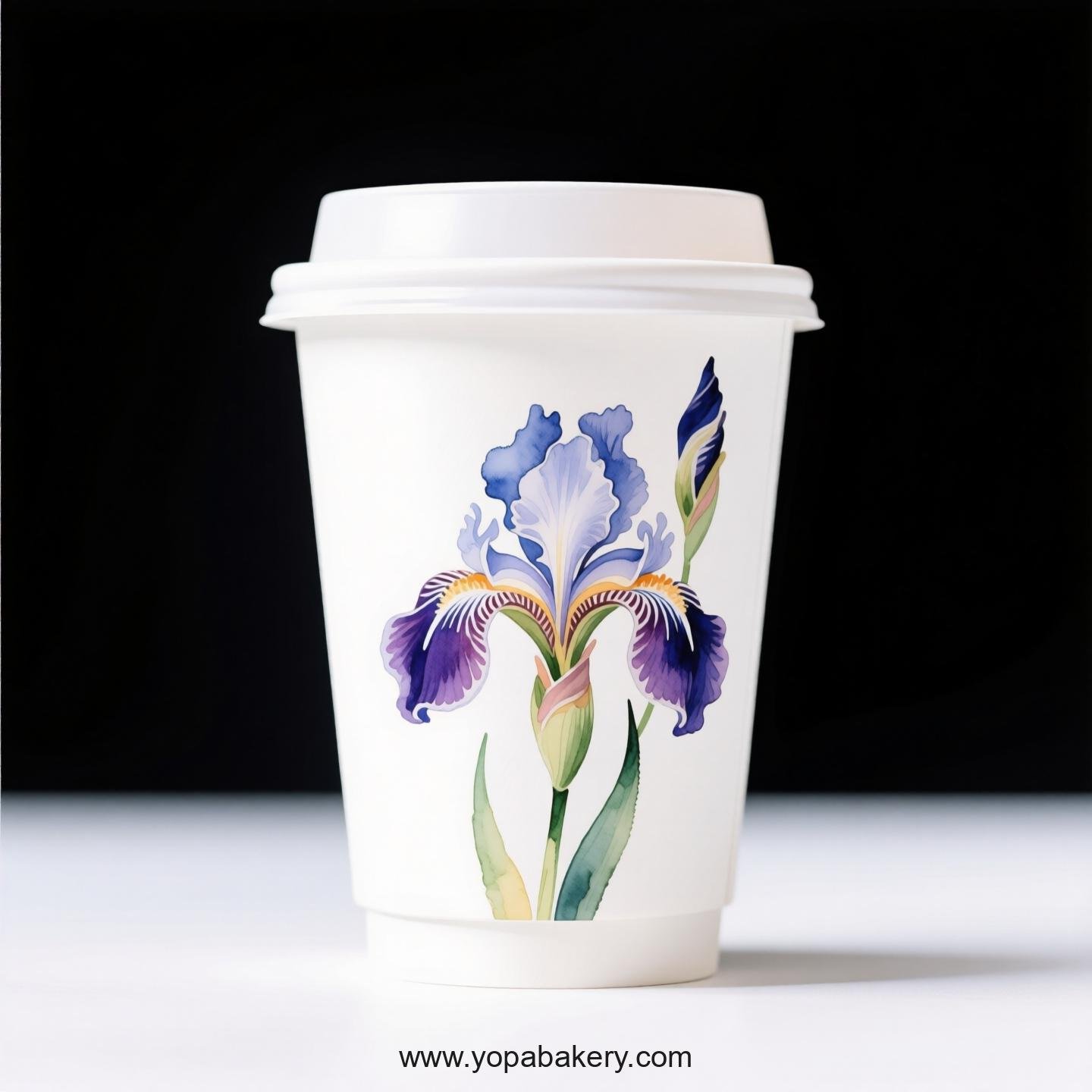 Iris Design Coffee Paper Cups: Reliable Supplier Direct