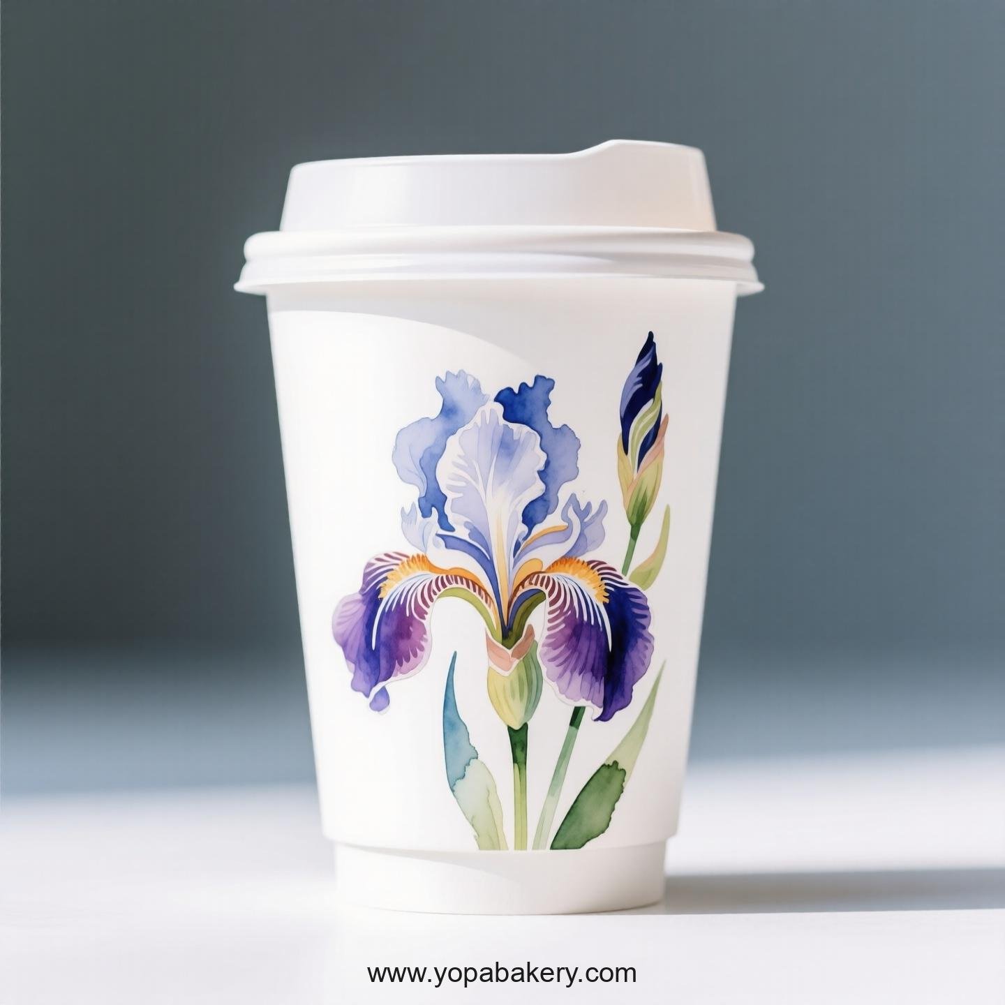 Iris Design Coffee Paper Cups: Reliable Supplier Direct
