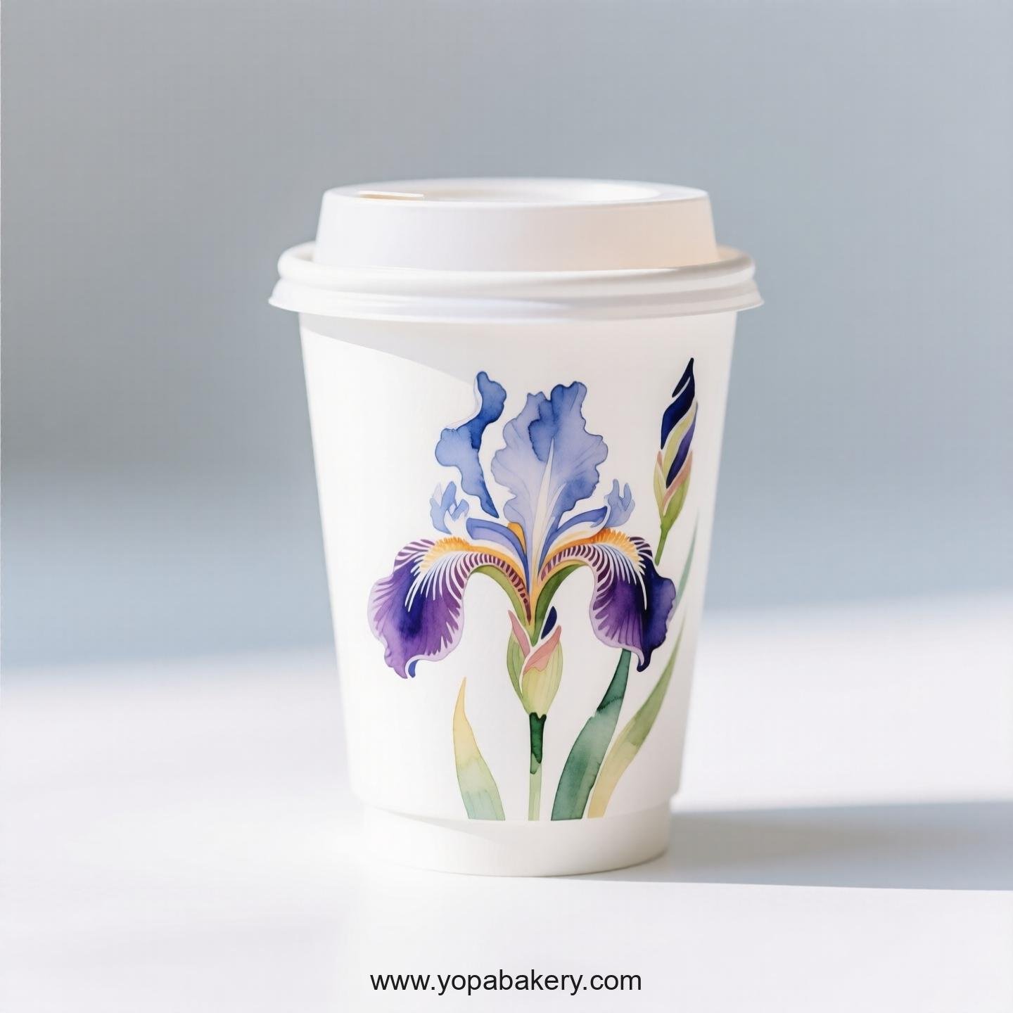 Iris Design Coffee Paper Cups: Reliable Supplier Direct
