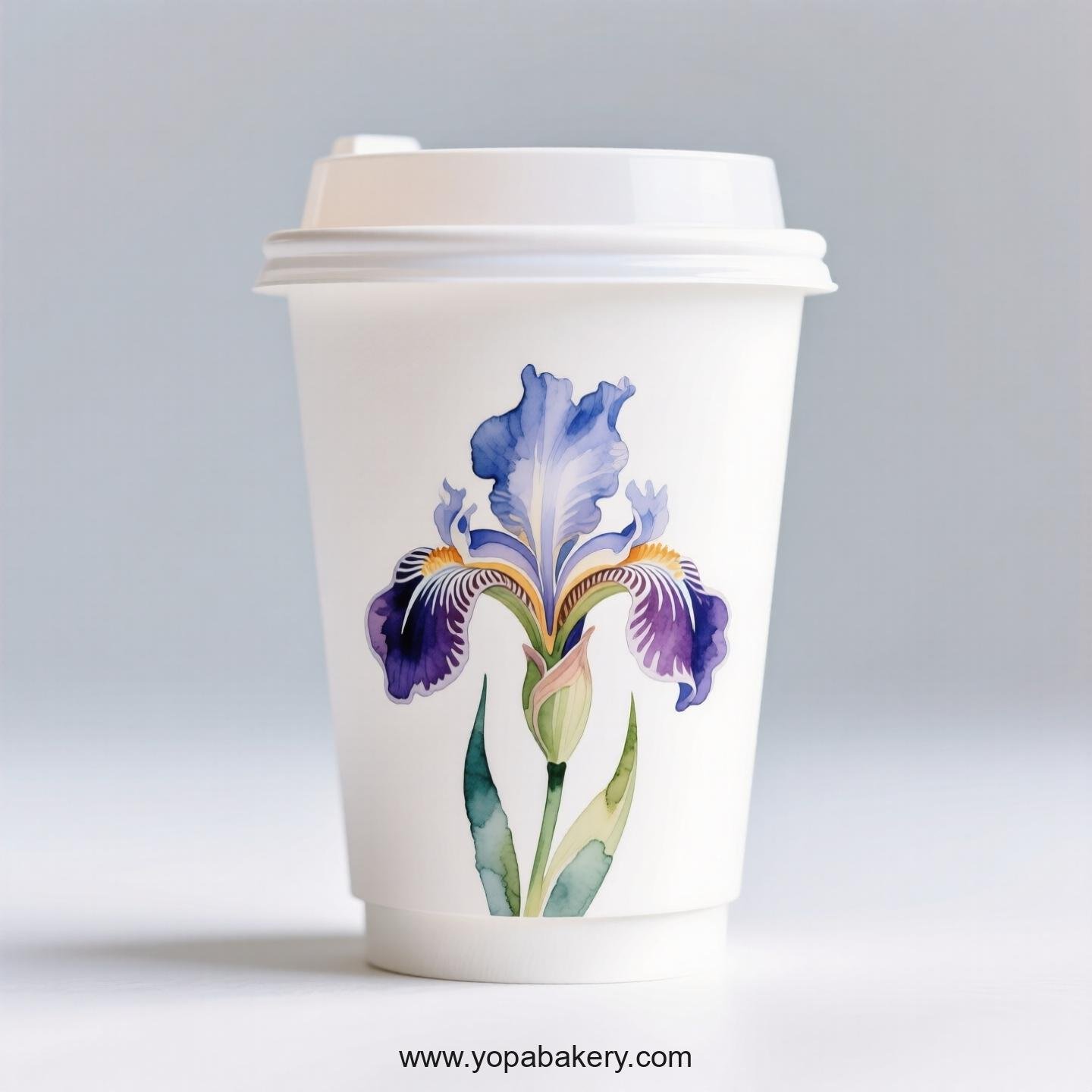 Iris Design Coffee Paper Cups: Reliable Supplier Direct