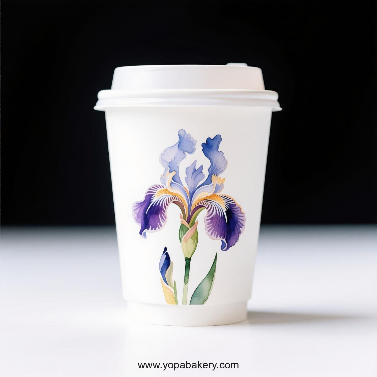 Iris Design Coffee Paper Cups: Reliable Supplier Direct