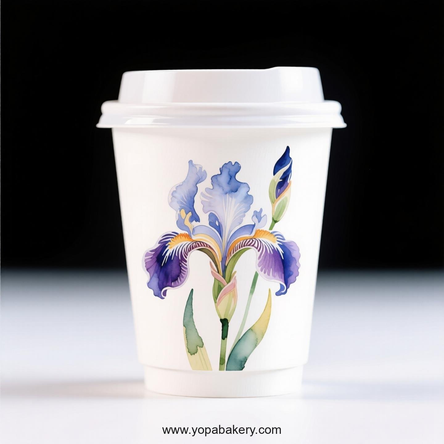 Iris Design Coffee Paper Cups: Reliable Supplier Direct