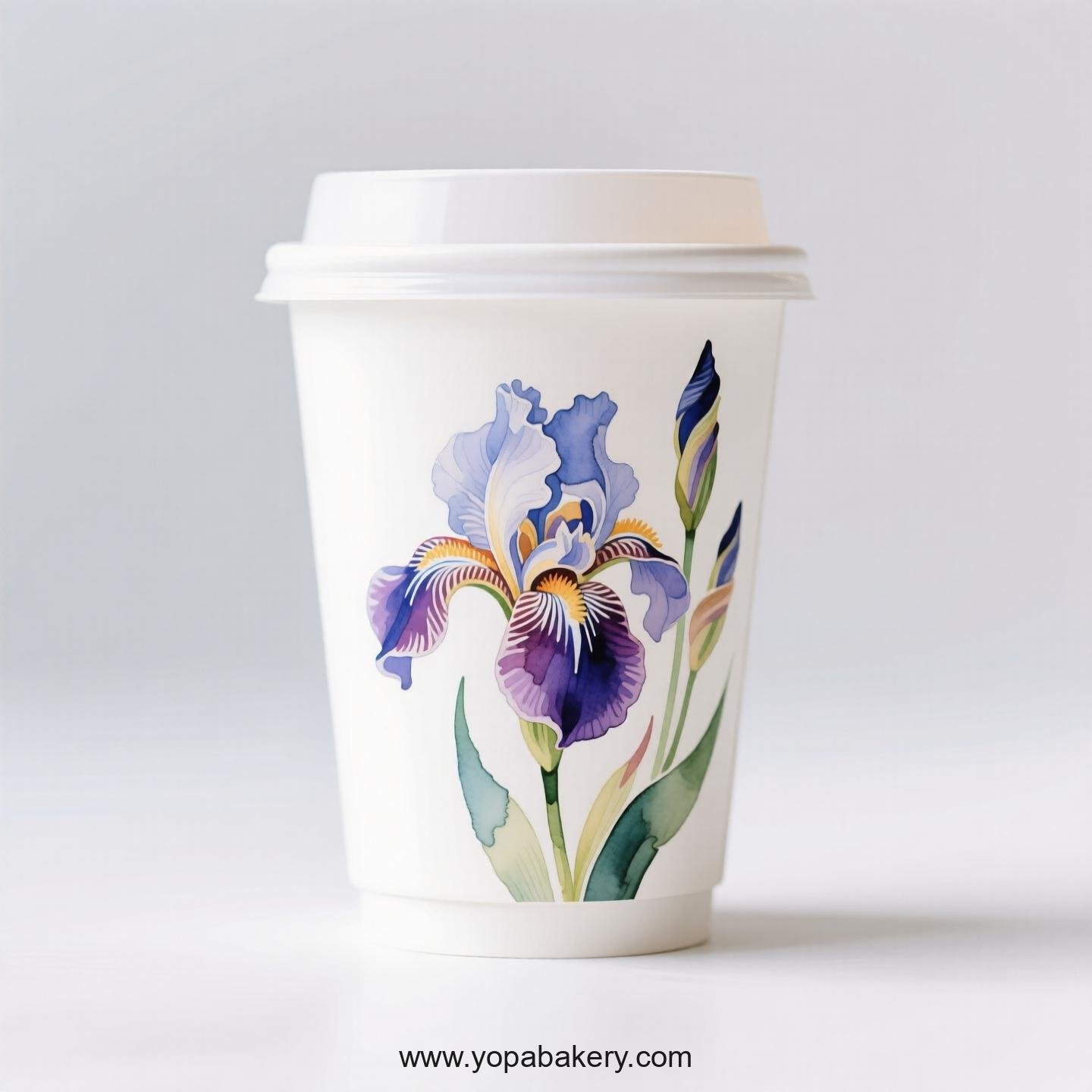 Iris Design Coffee Paper Cups: Reliable Supplier Direct
