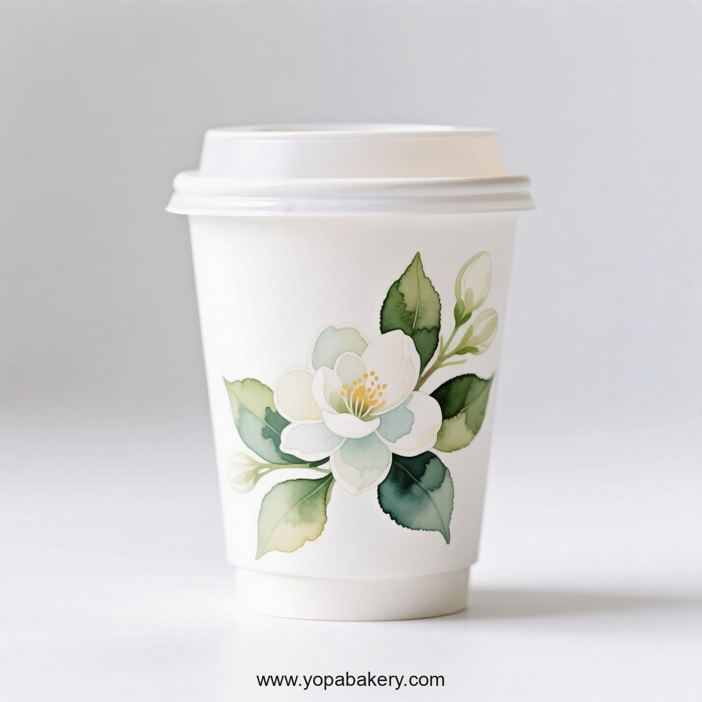 Jasmine Design Coffee Paper Cups Factory: Premium Matte Finish