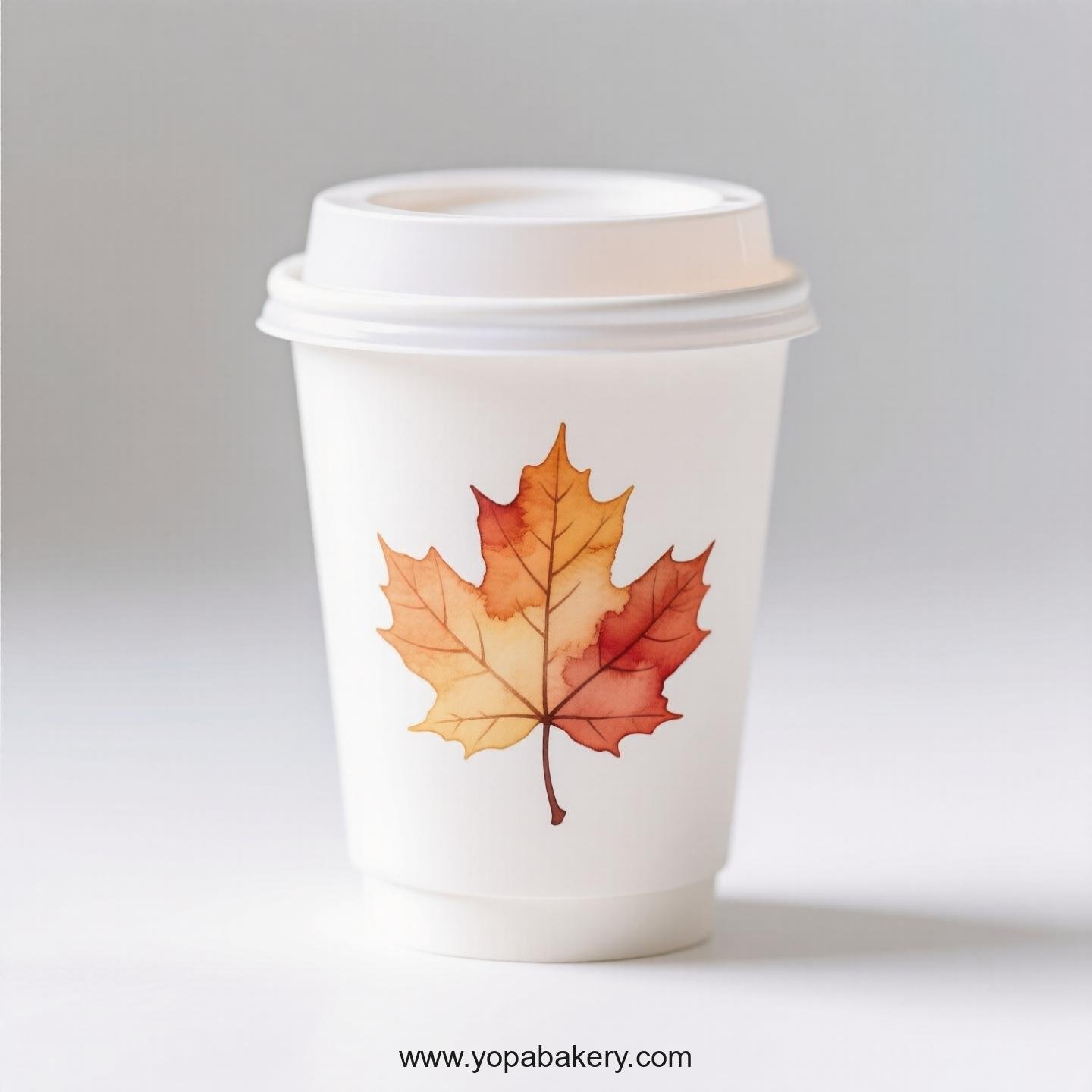 Maple Design Coffee Paper Cups Factory: Logo Printing Ready Maple Design Coffee Paper Cups Factory: Logo Printing Ready