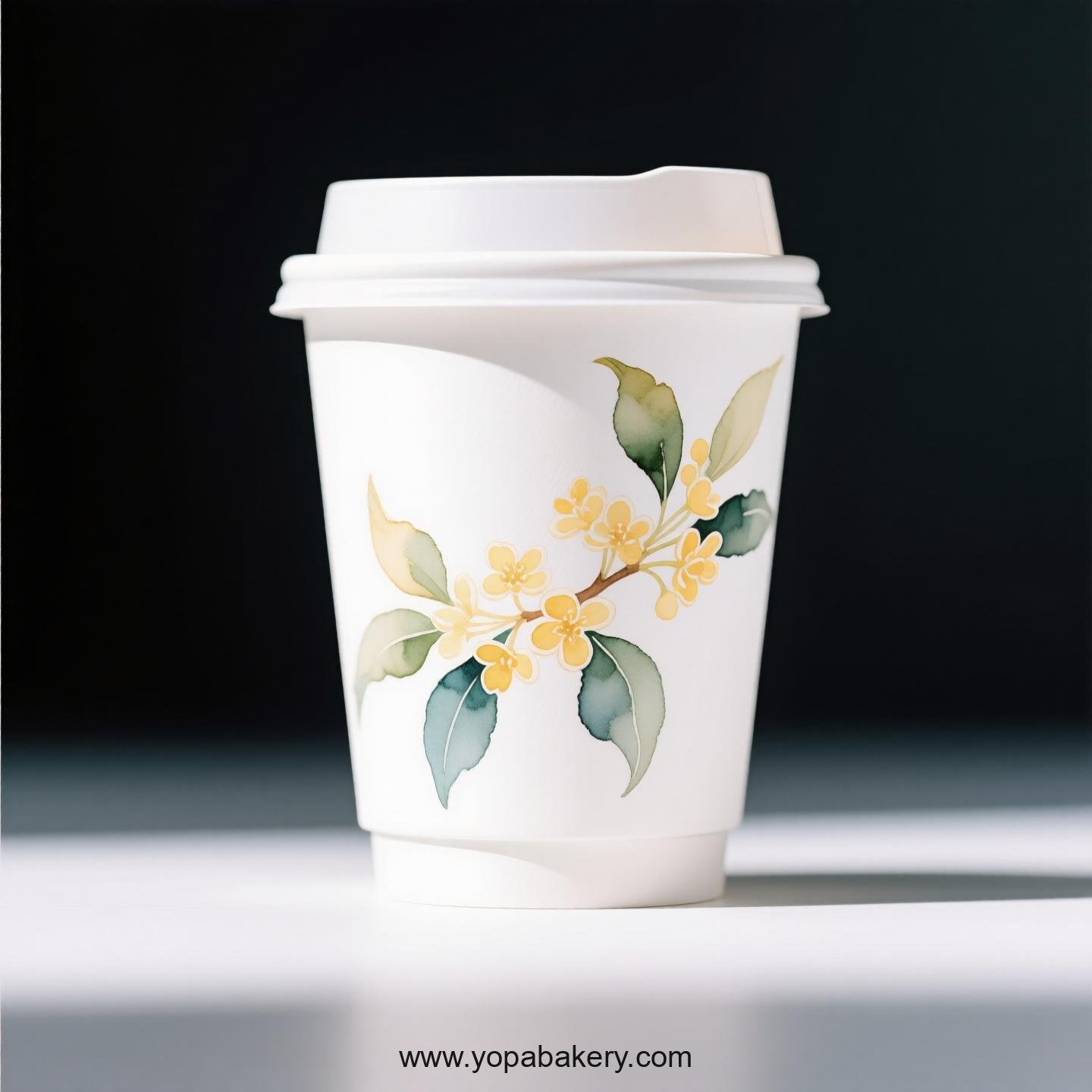 Osmanthus Design Coffee Paper Cups Factory: Bespoke Design Service