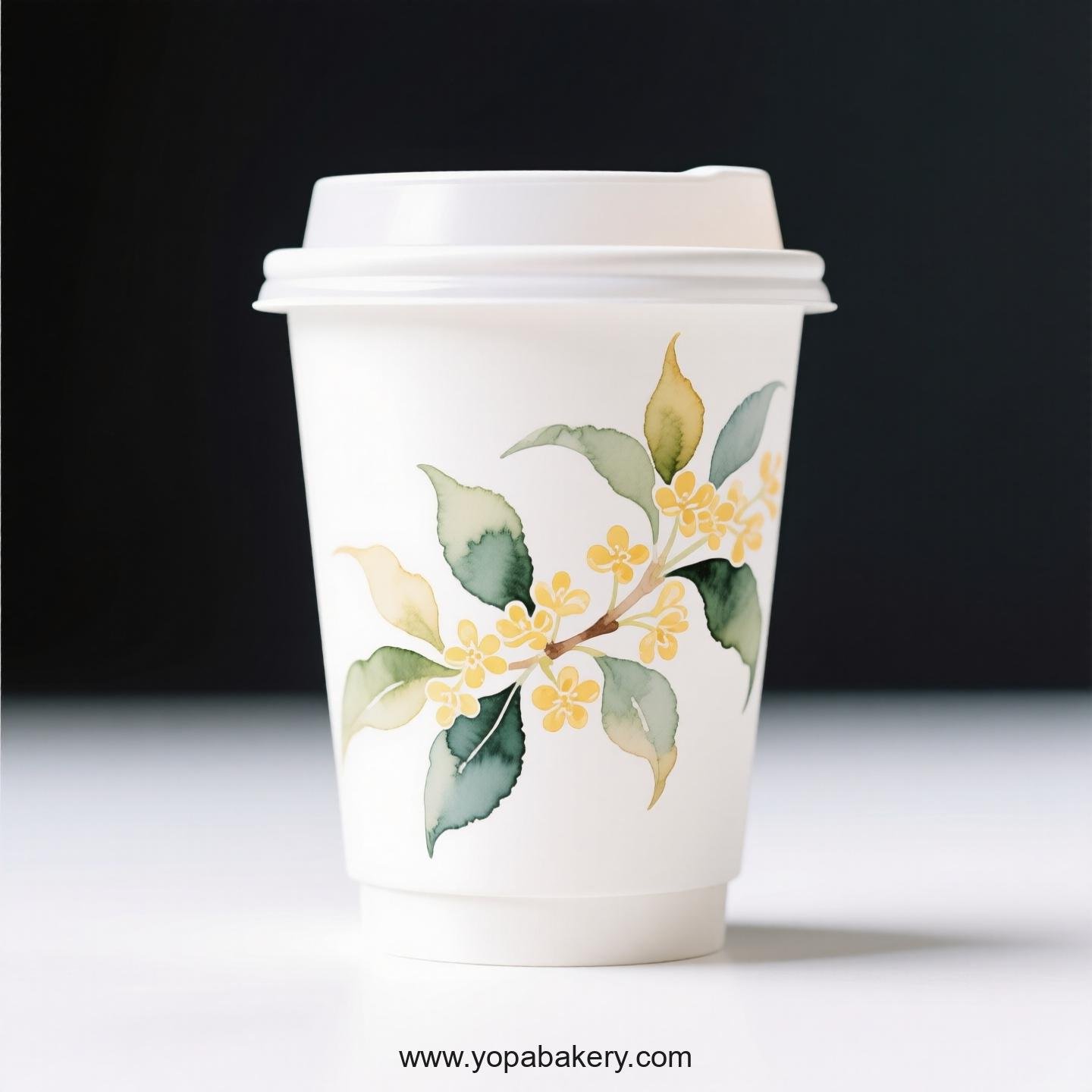 Osmanthus Design Coffee Paper Cups Factory: Bespoke Design Service