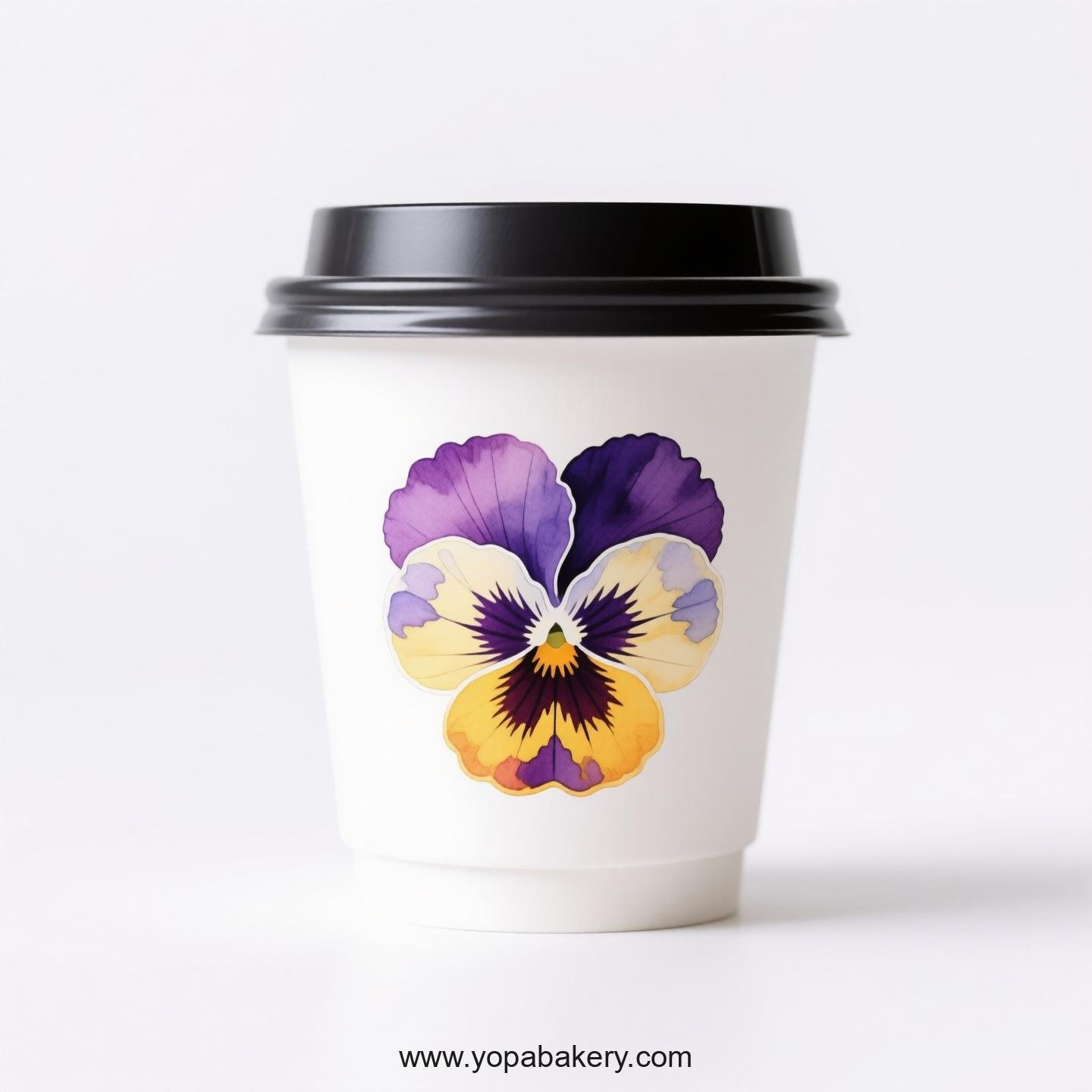 Pansy Design Coffee Paper Cups Factory: High-End Presentation