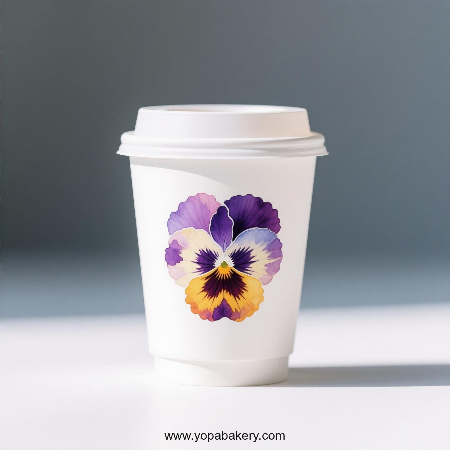 Pansy Design Coffee Paper Cups Factory: High-End Presentation