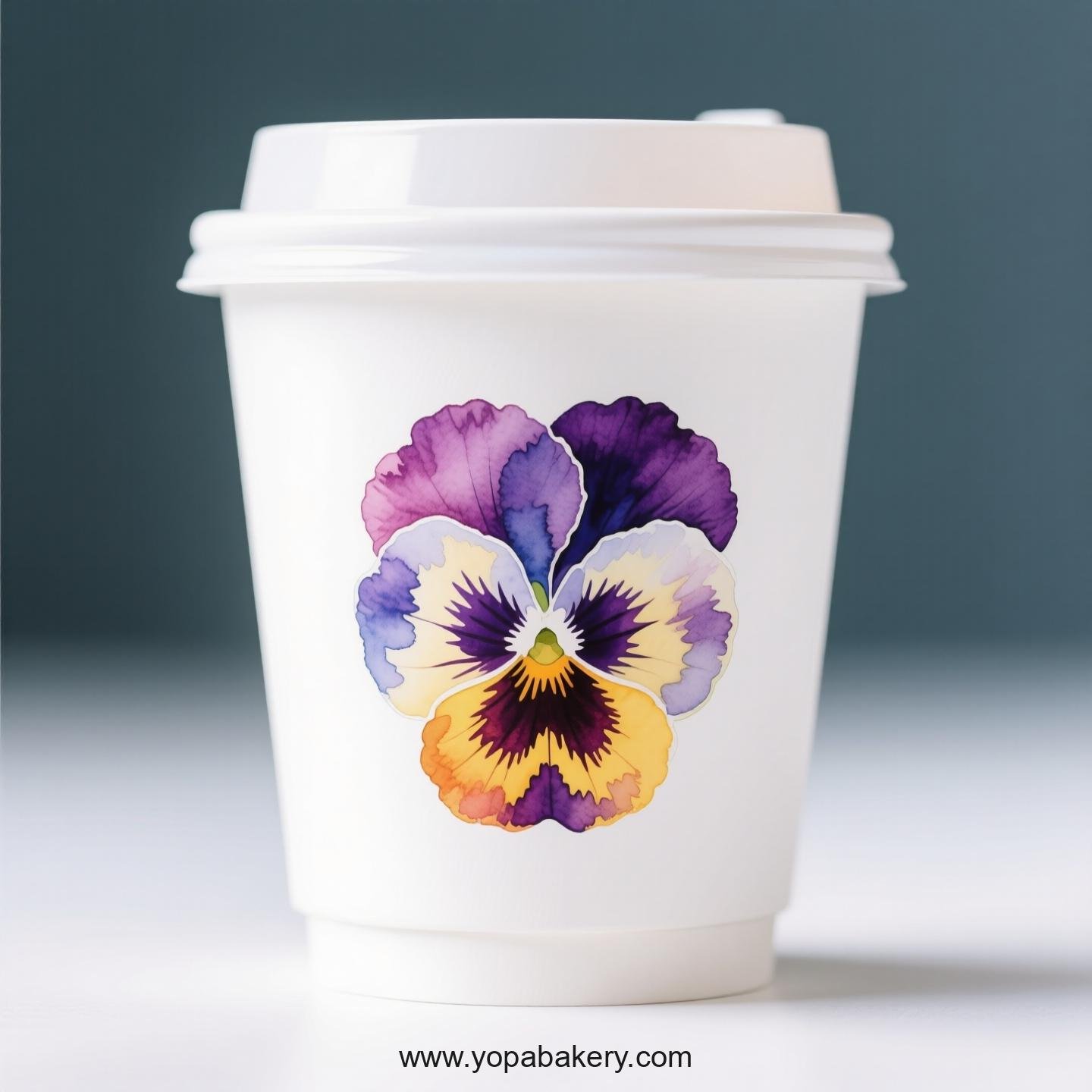 Pansy Design Coffee Paper Cups Factory: High-End Presentation
