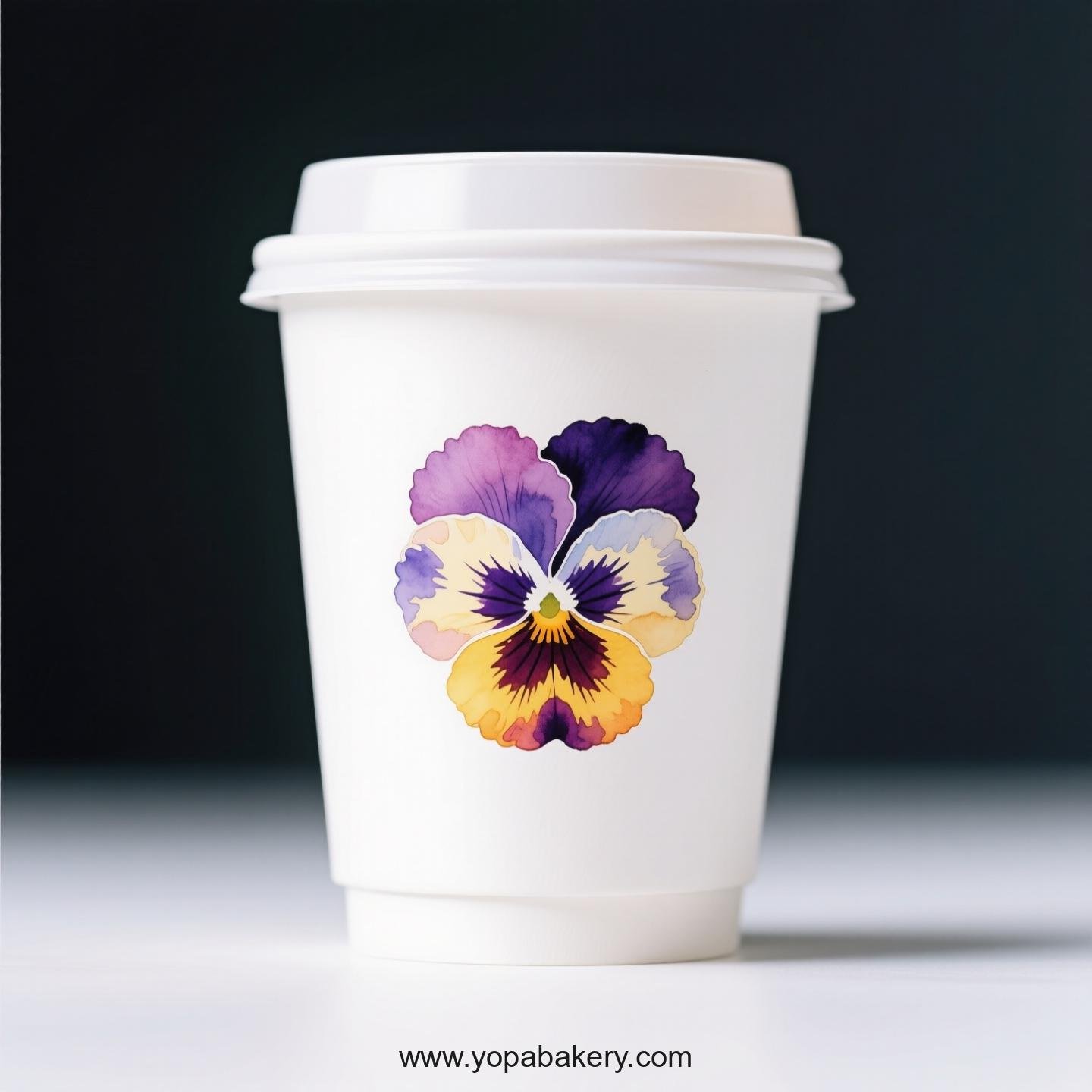 Pansy Design Coffee Paper Cups Factory: High-End Presentation
