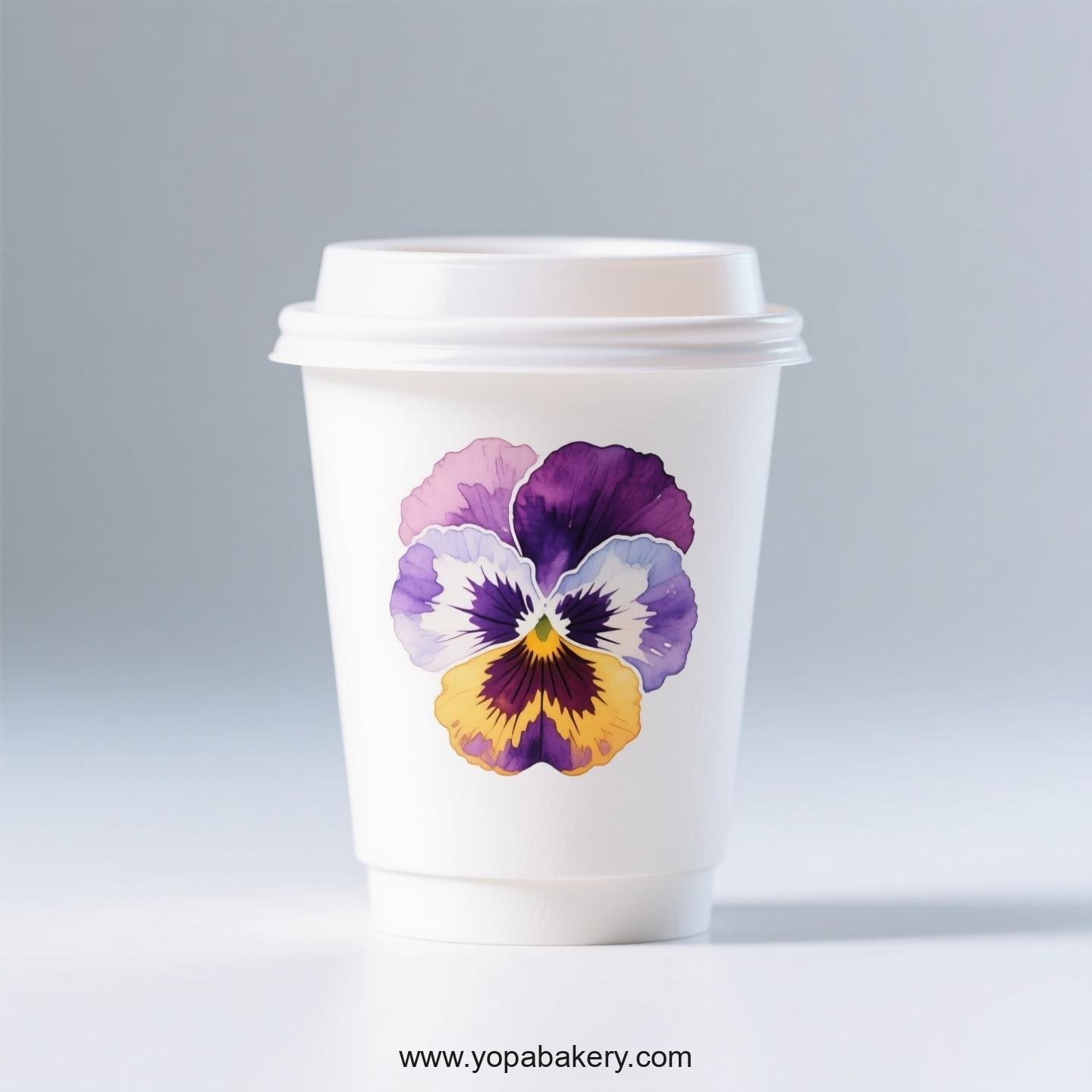 Pansy Design Coffee Paper Cups Factory: High-End Presentation