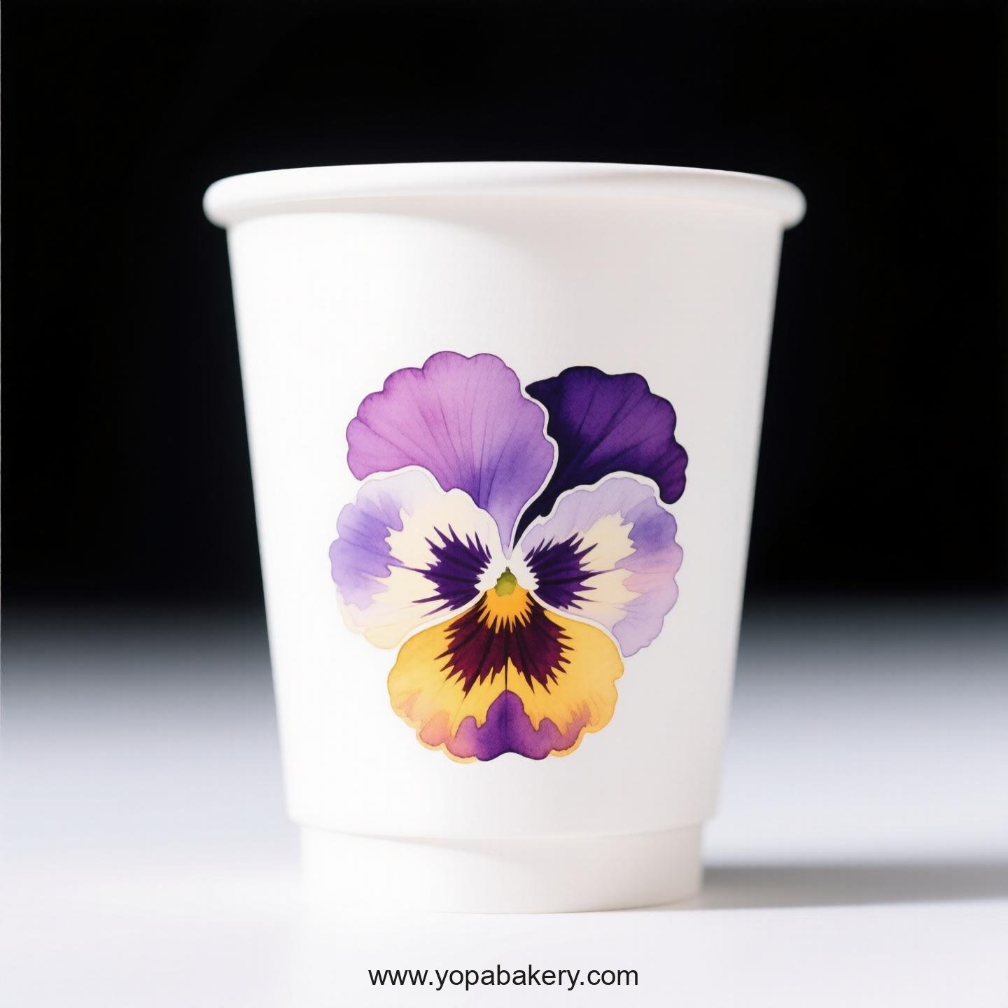 Pansy Design Coffee Paper Cups Factory: High-End Presentation