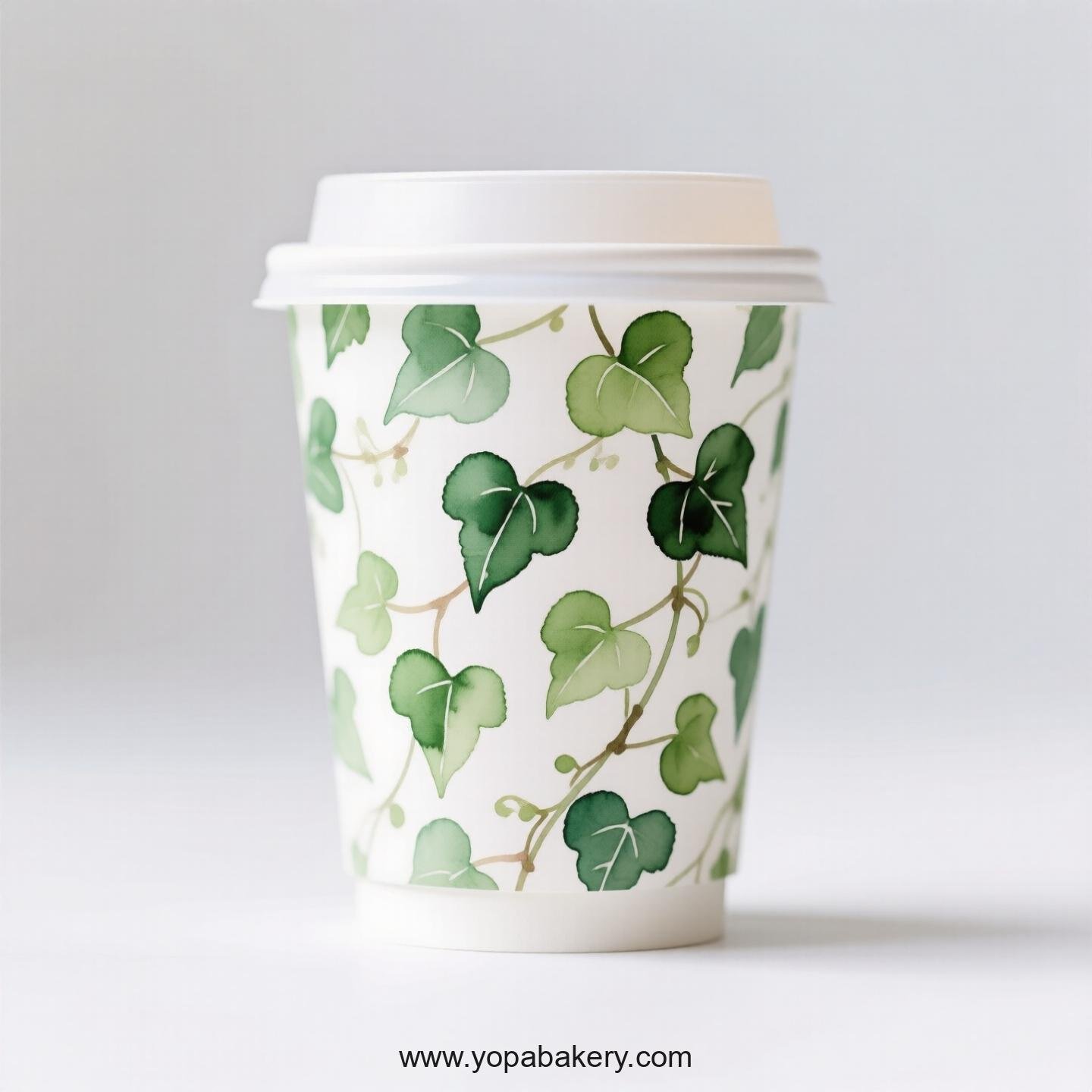 Philodendron Design Coffee Paper Cups Factory: Sustainable Packaging