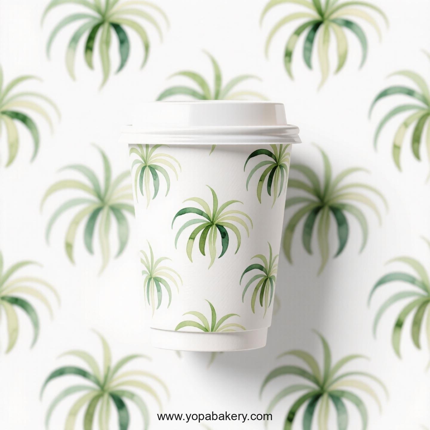 Spider Plant Themed Coffee Paper Cups Factory: 4-24 oz Disposable Cup Custom Logo & Door to Door Spider Plant Themed Coffee Paper Cups Factory: 4-24 oz Disposable Cup Custom Logo & Door to Door