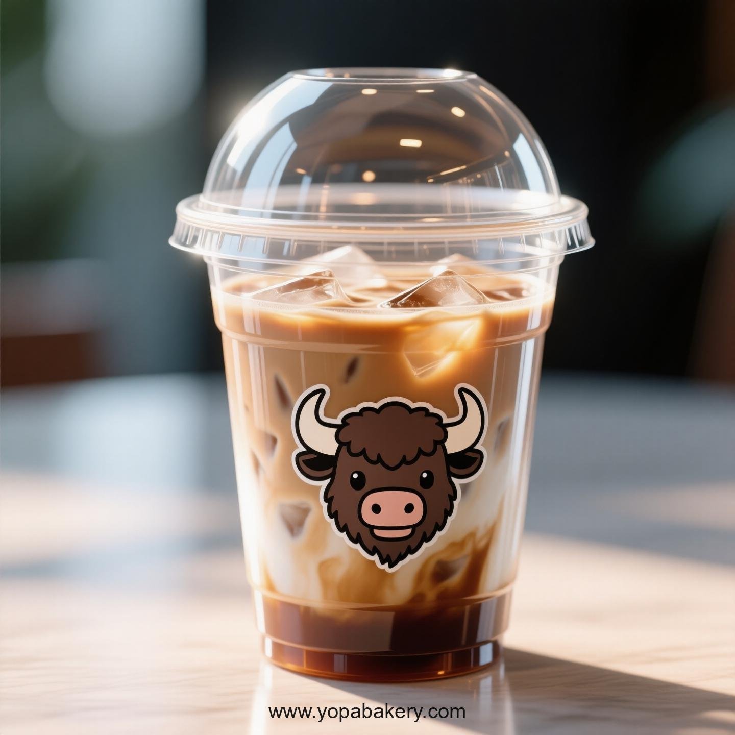 Buffalo Themed Clear Plastic Cups - Disposable PP & PET Coffee Cups with Lids Buffalo Themed Clear Plastic Cups - Disposable PP & PET Coffee Cups with Lids