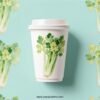 Celery Design Paper Coffee Cups Factory: 4-24 oz Custom Logo