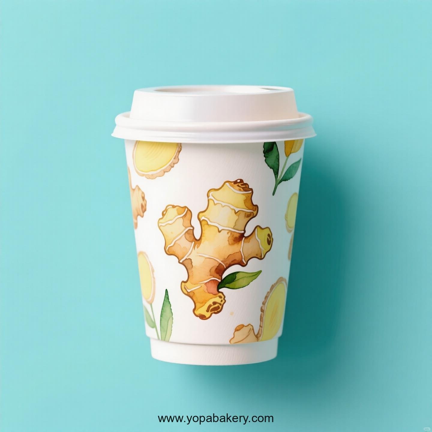 Ginger Design Paper Coffee Cups Factory: 4-24 oz Custom Logo Ginger Design Paper Coffee Cups Factory: 4-24 oz Custom Logo