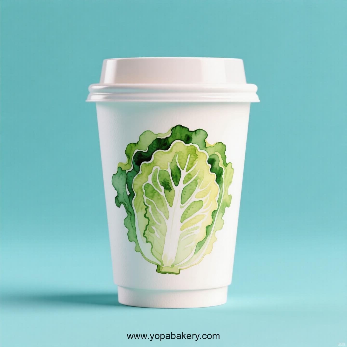 Lettuce Design Paper Coffee Cups Factory: 4-24 oz Custom Logo Lettuce Design Paper Coffee Cups Factory: 4-24 oz Custom Logo