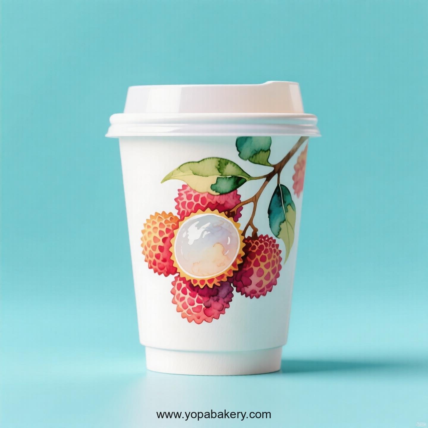 Lychee Design Paper Coffee Cups Factory: 4-24 oz Custom Logo