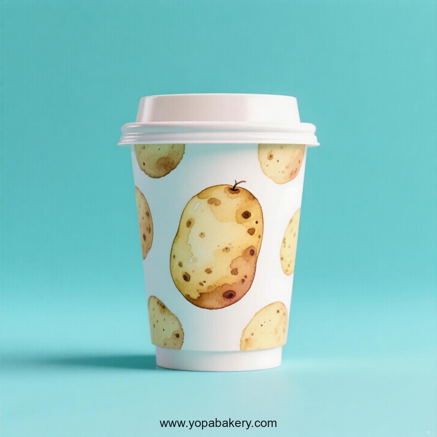 Potato Design Paper Coffee Cups Factory: 4-24 oz Custom Logo Potato Design Paper Coffee Cups Factory: 4-24 oz Custom Logo