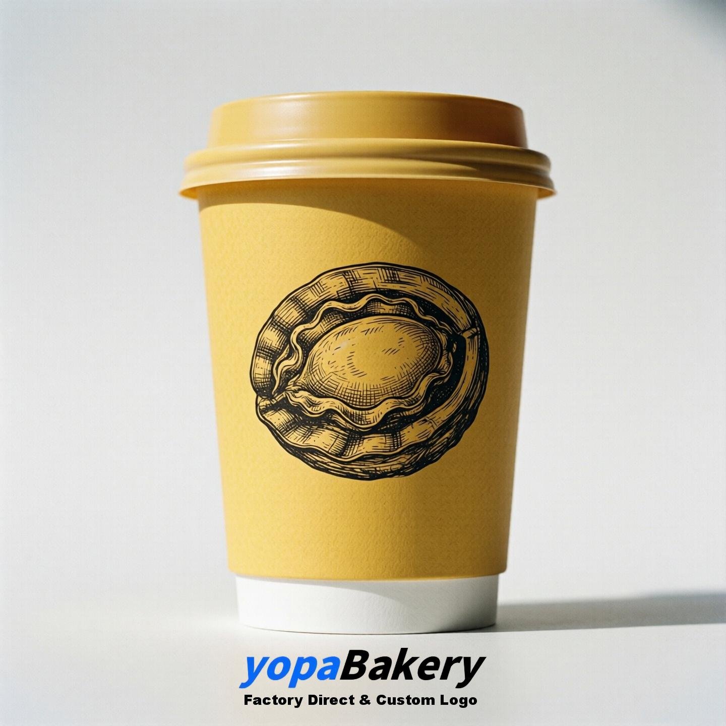 Abalone Double Wall Paper Cups: 100ml/120ml/200ml/240ml/300ml/360ml/400ml/500ml/600ml/700ml