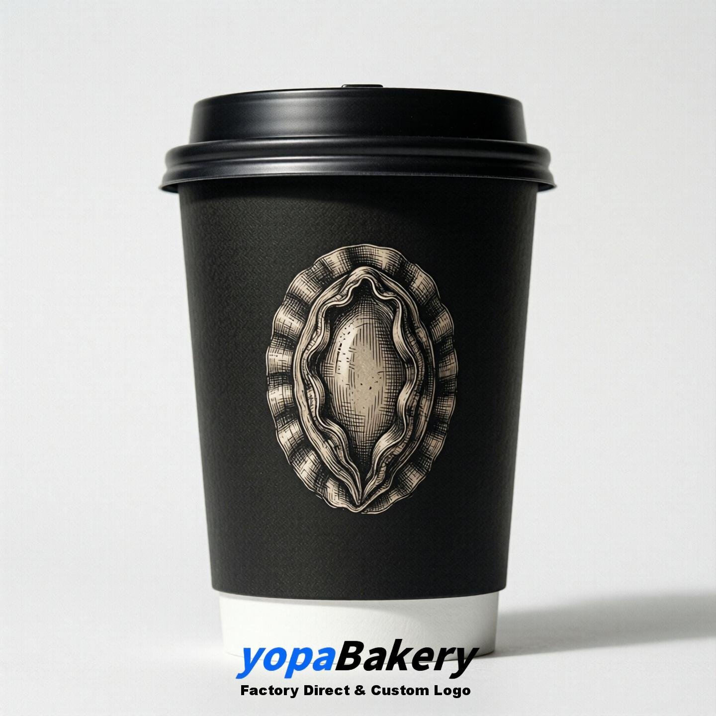 Abalone Double Wall Paper Cups: 100ml/120ml/200ml/240ml/300ml/360ml/400ml/500ml/600ml/700ml