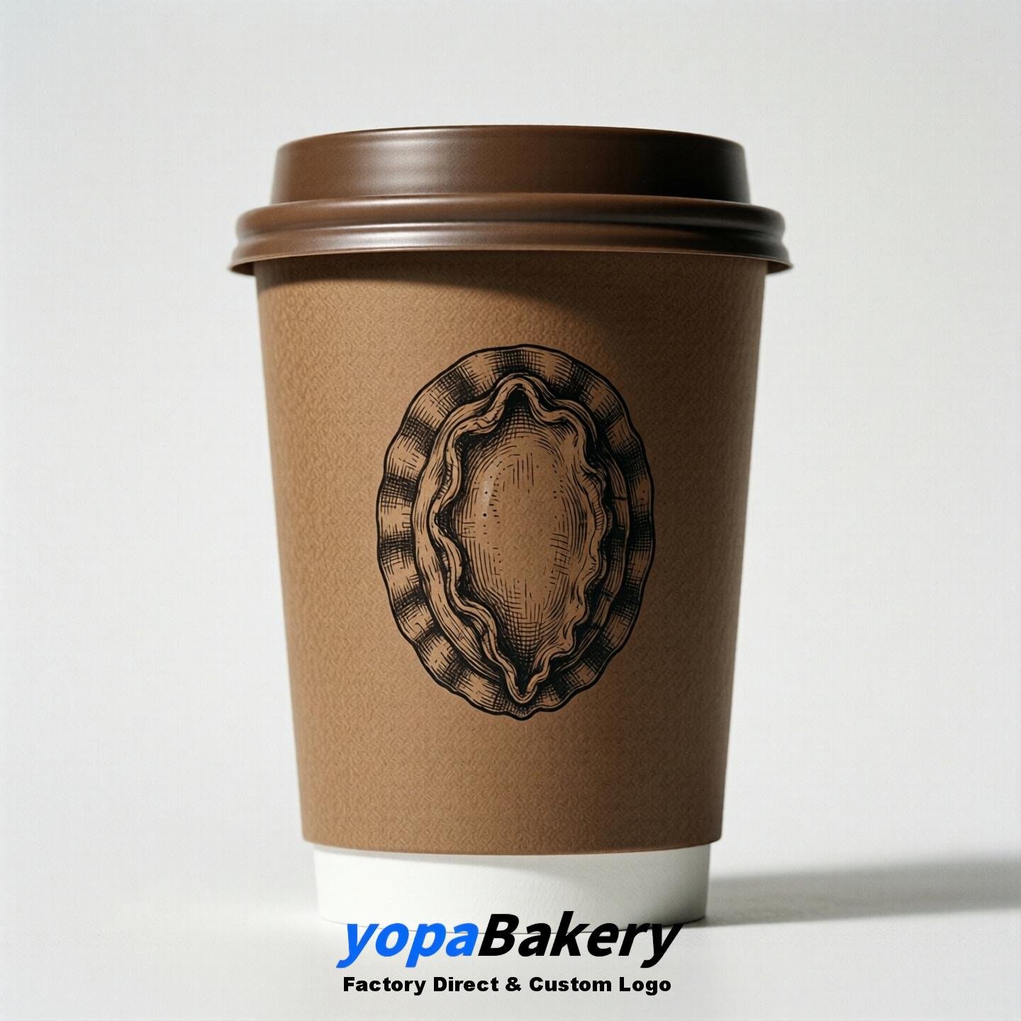 Abalone Double Wall Paper Cups: 100ml/120ml/200ml/240ml/300ml/360ml/400ml/500ml/600ml/700ml