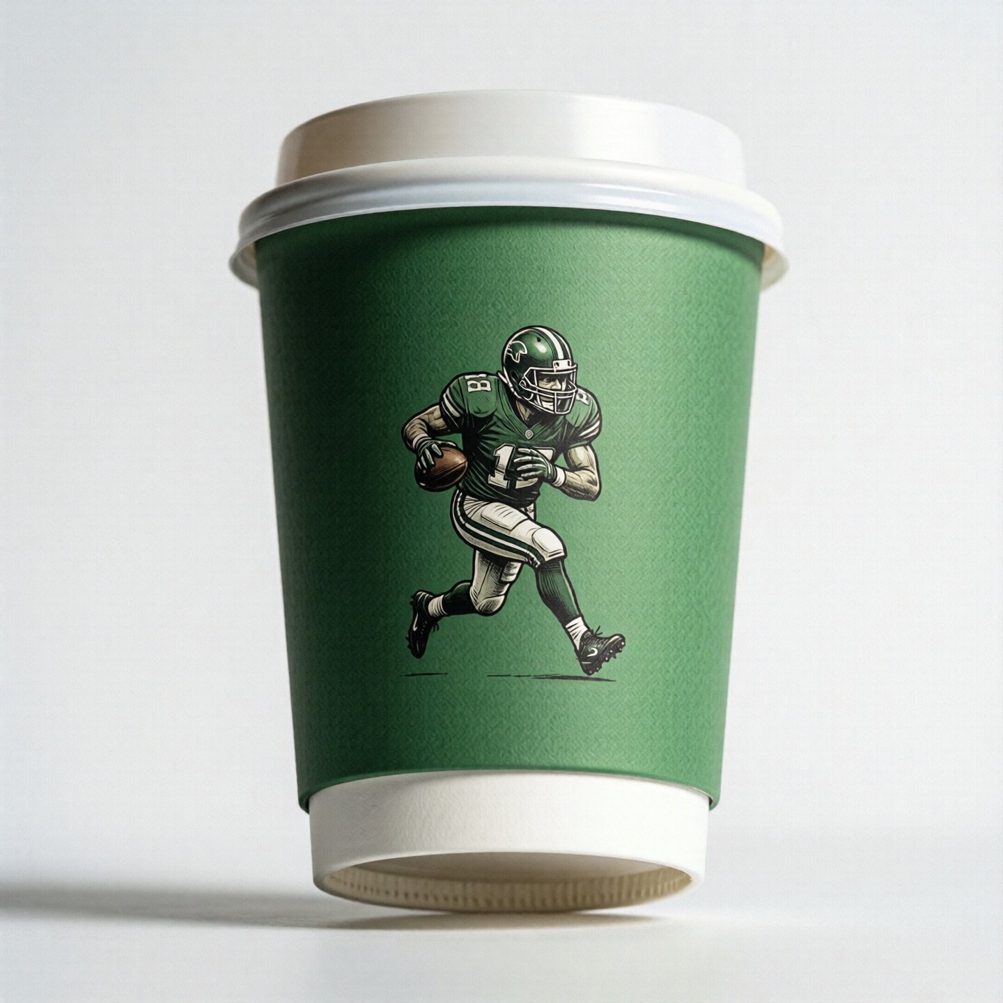 American Football Theme Coffee Paper Cups: 8oz/12oz/16oz/20oz