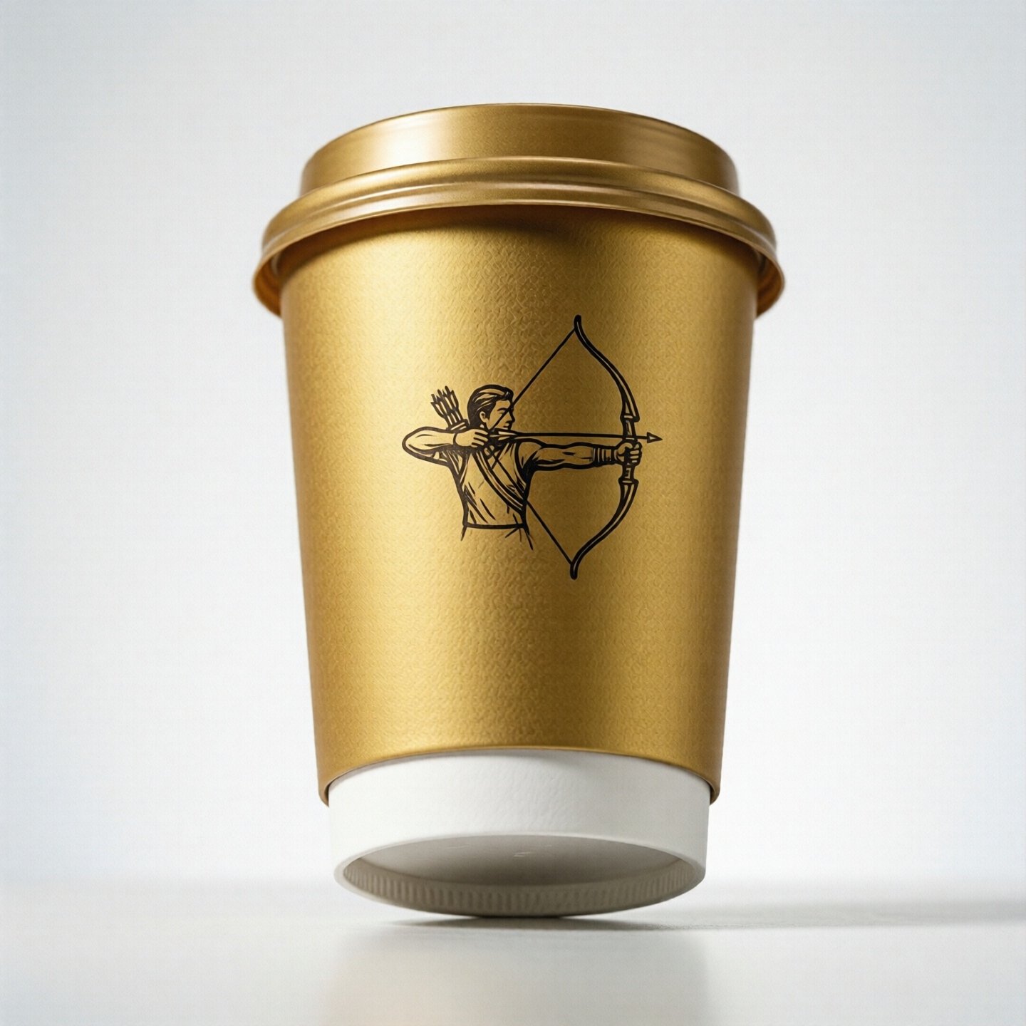 Archery Theme Coffee Paper Cups: 8oz/12oz/16oz/20oz