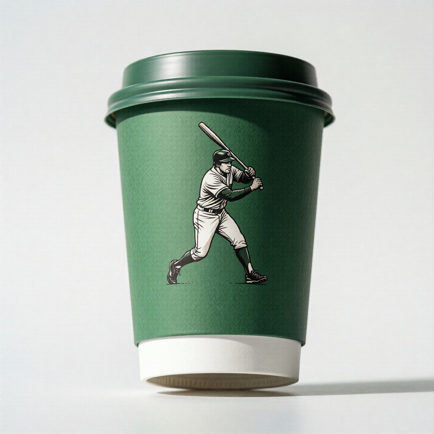 Baseball Theme Coffee Paper Cups: 8oz/12oz/16oz/20oz