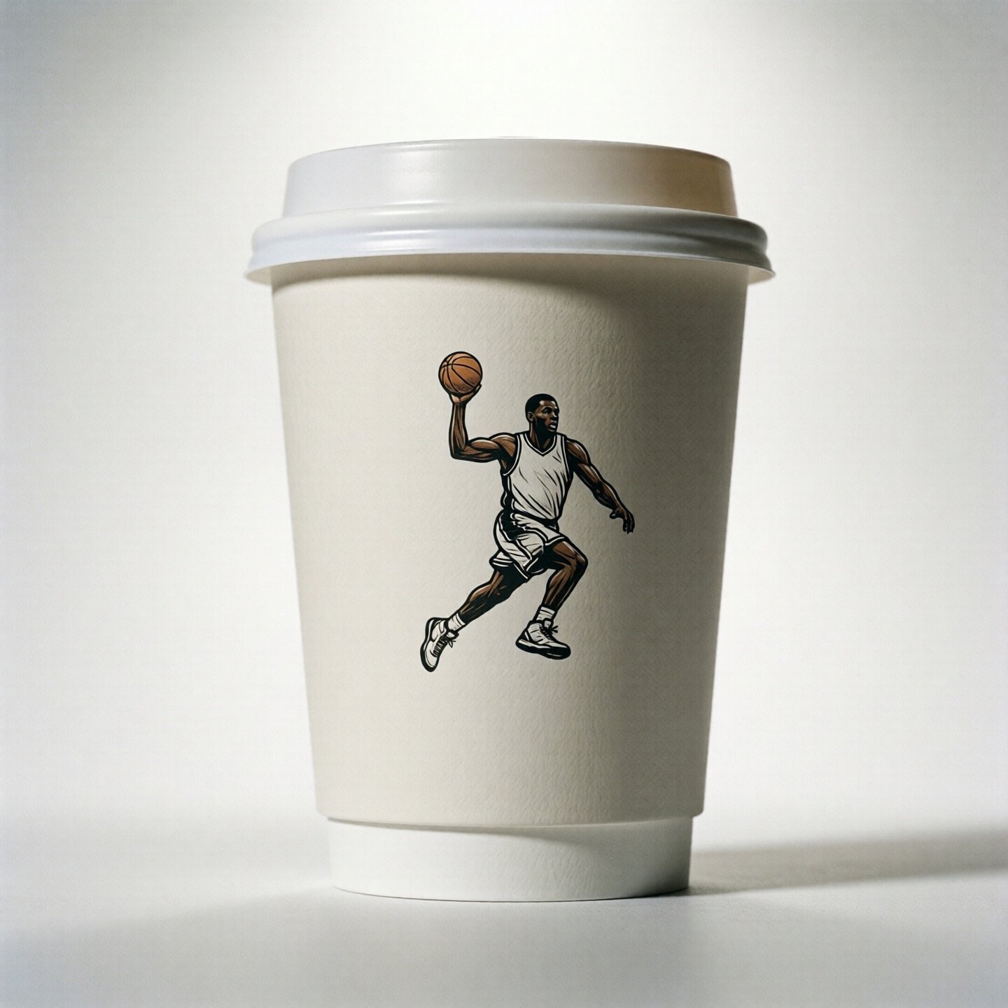 Basketball Theme Coffee Paper Cups: 8oz/12oz/16oz/20oz