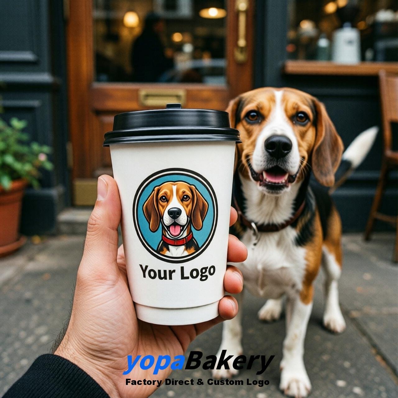 Beagle Double Wall Paper Cups: 8oz/12oz/16oz/20oz/22oz/24oz