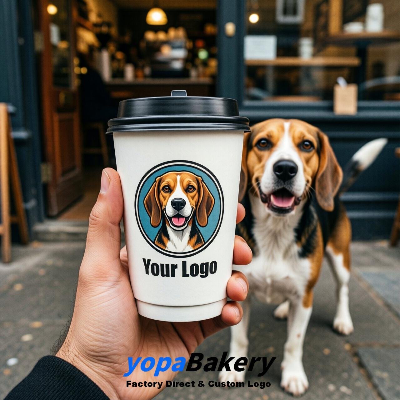 Beagle Double Wall Paper Cups: 8oz/12oz/16oz/20oz/22oz/24oz