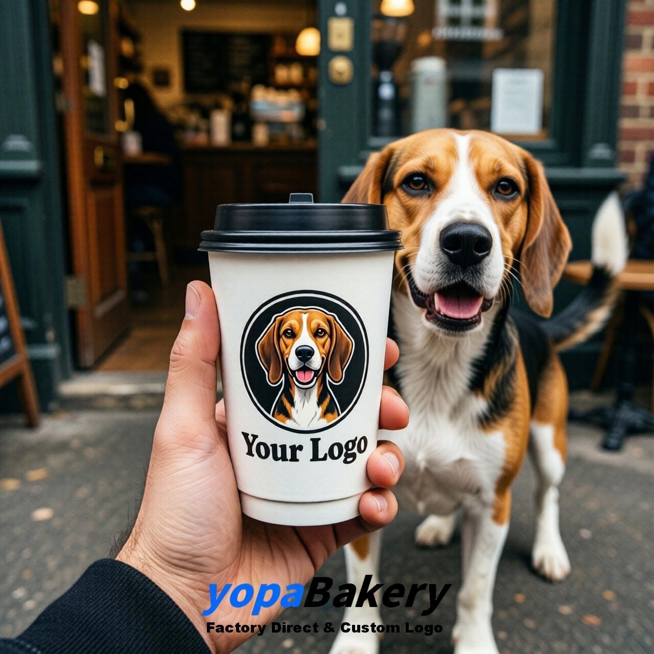 Beagle Double Wall Paper Cups: 8oz/12oz/16oz/20oz/22oz/24oz