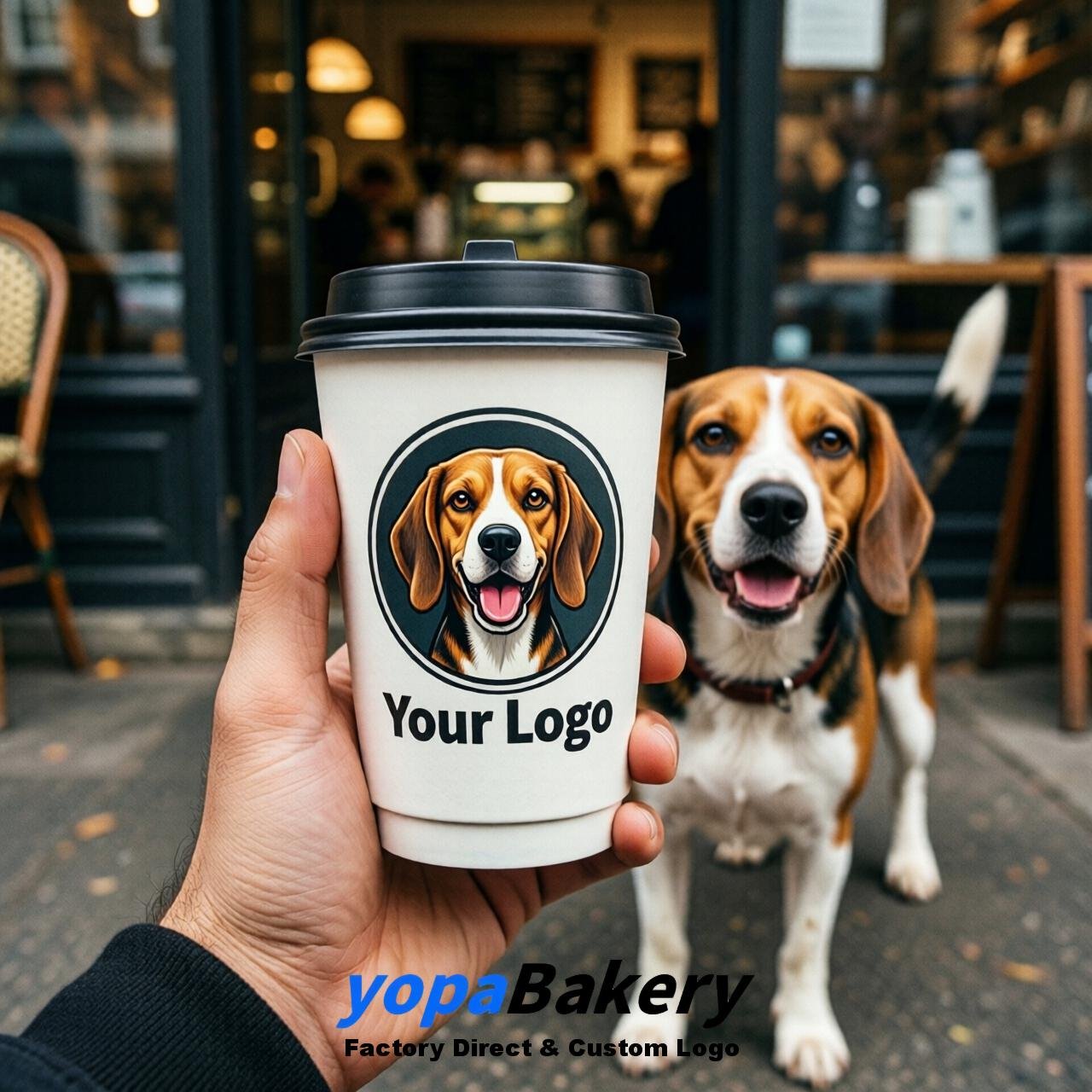 Beagle Double Wall Paper Cups: 8oz/12oz/16oz/20oz/22oz/24oz