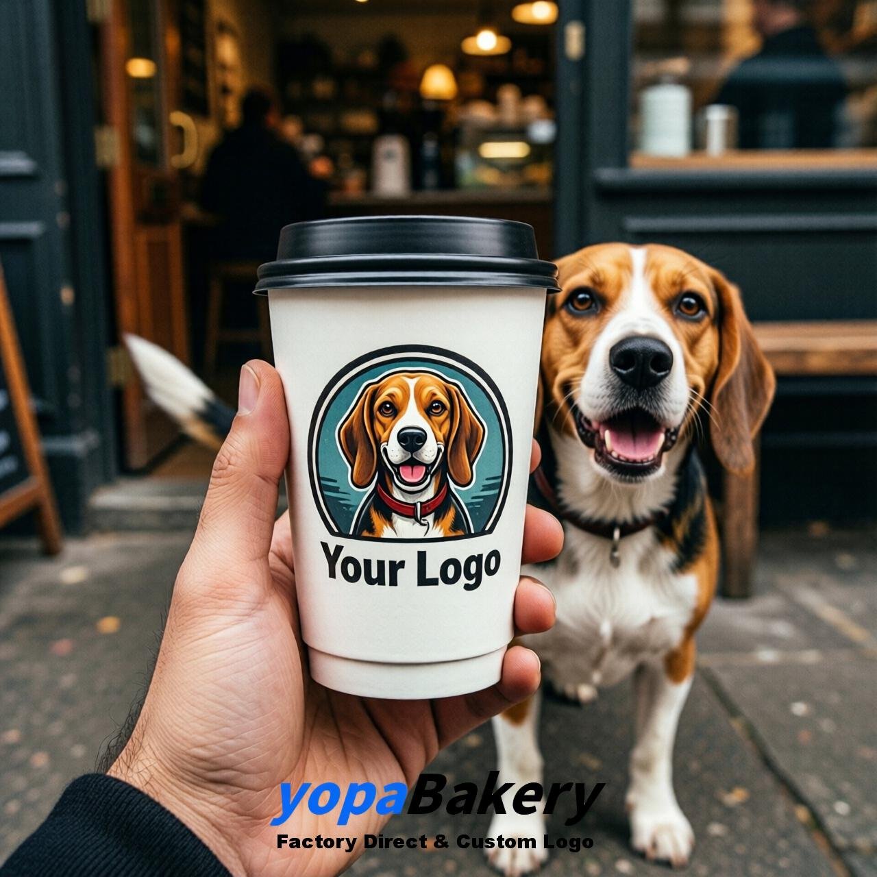 Beagle Double Wall Paper Cups: 8oz/12oz/16oz/20oz/22oz/24oz