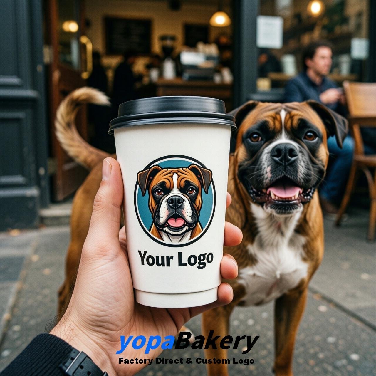 Boxer Double Wall Paper Cups: 8oz/12oz/16oz/20oz/22oz/24oz