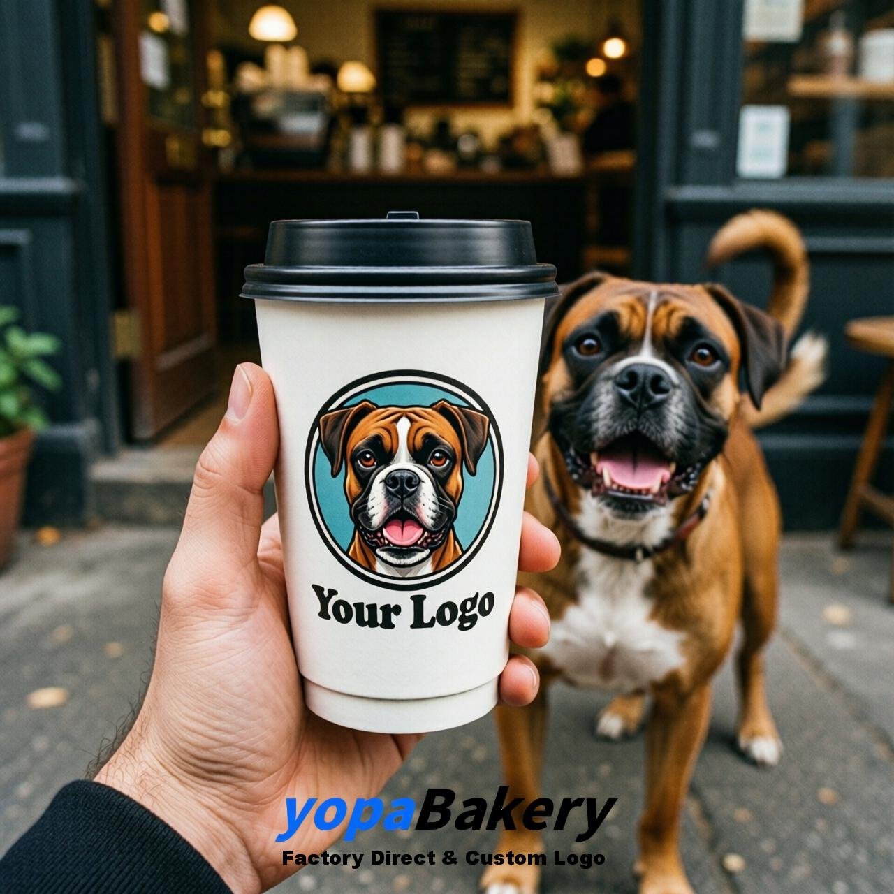 Boxer Double Wall Paper Cups: 8oz/12oz/16oz/20oz/22oz/24oz