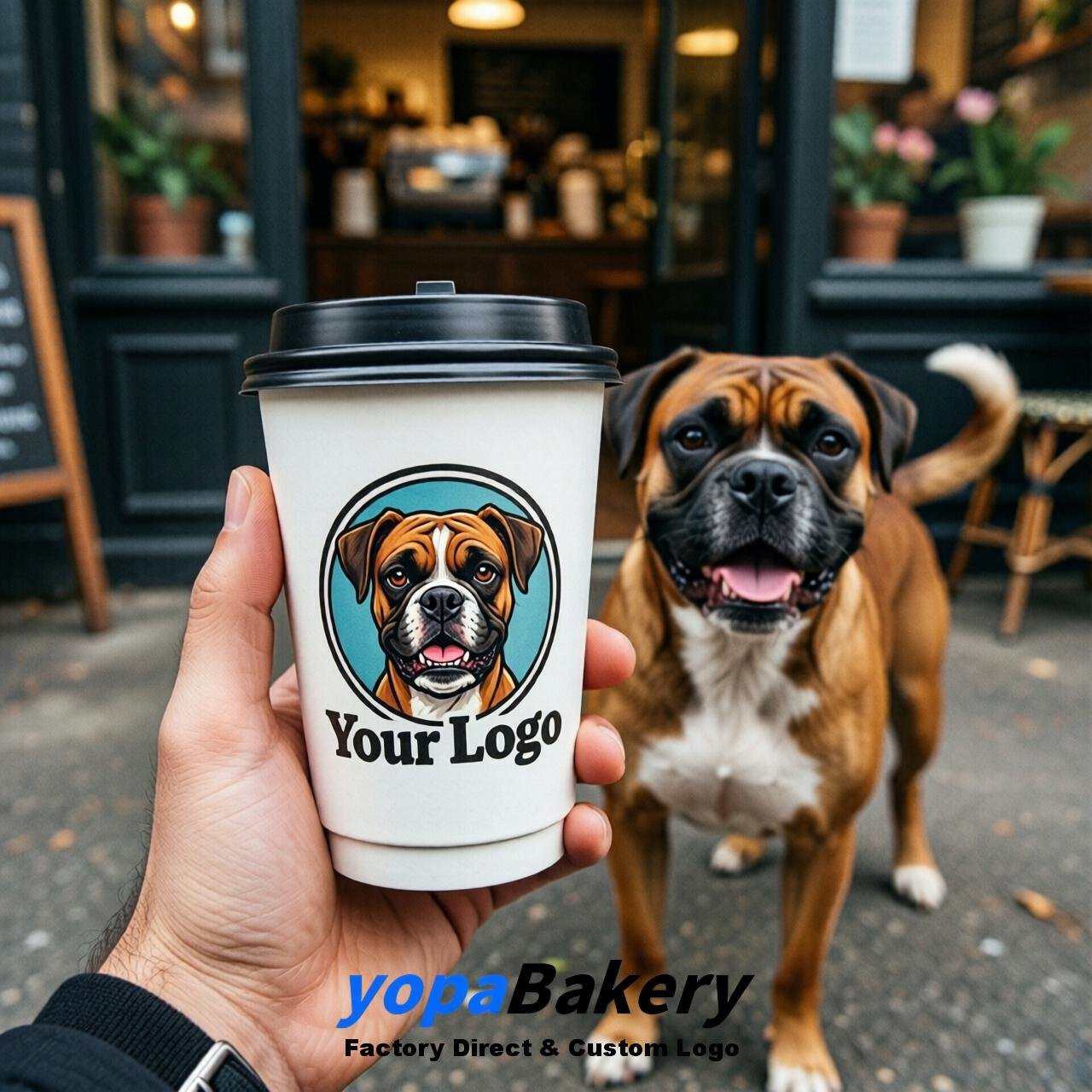 Boxer Double Wall Paper Cups: 8oz/12oz/16oz/20oz/22oz/24oz