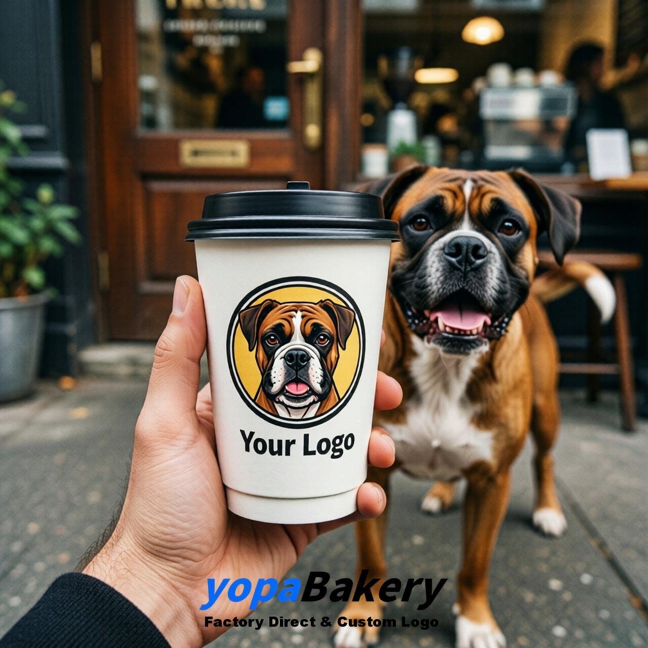 Boxer Double Wall Paper Cups: 8oz/12oz/16oz/20oz/22oz/24oz