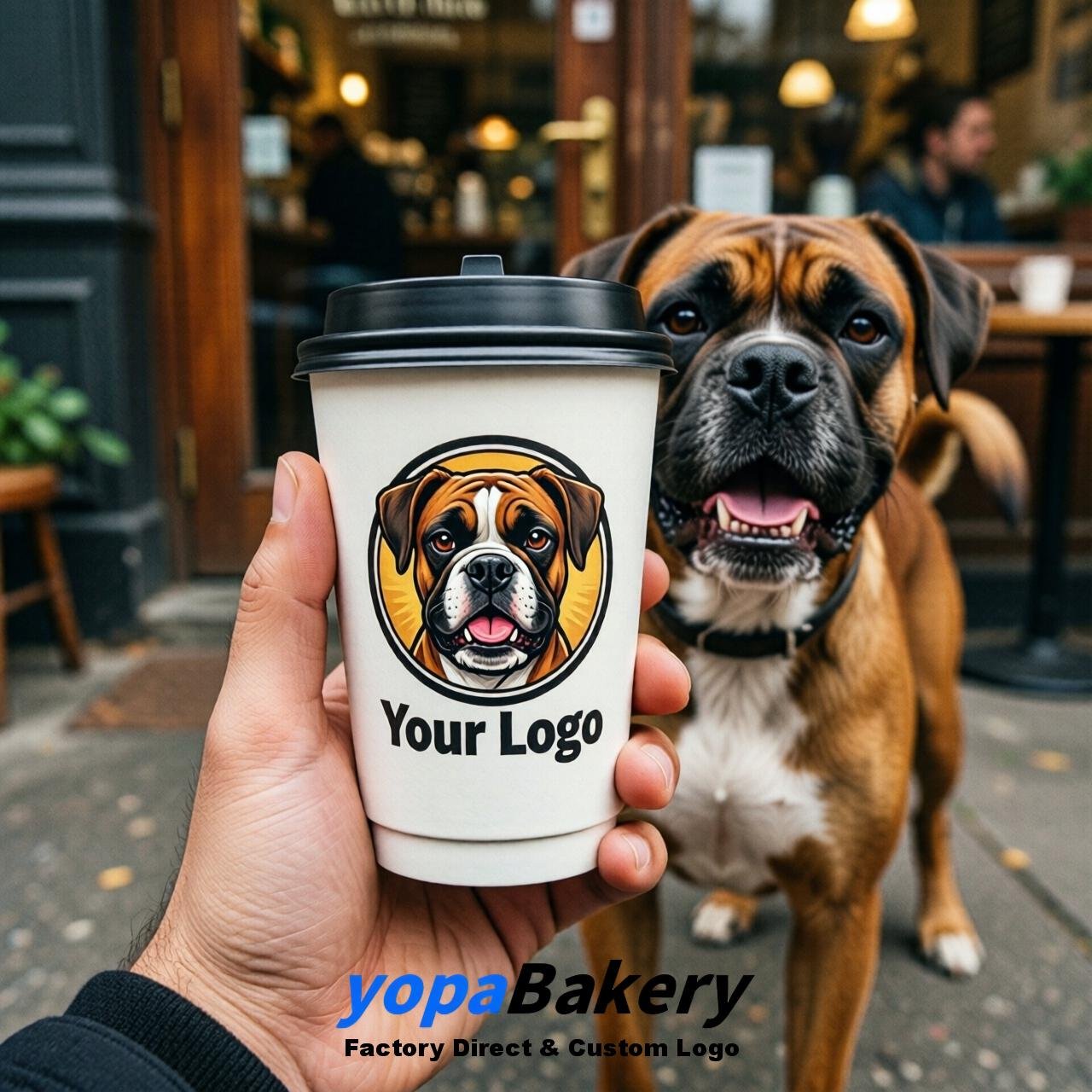 Boxer Double Wall Paper Cups: 8oz/12oz/16oz/20oz/22oz/24oz