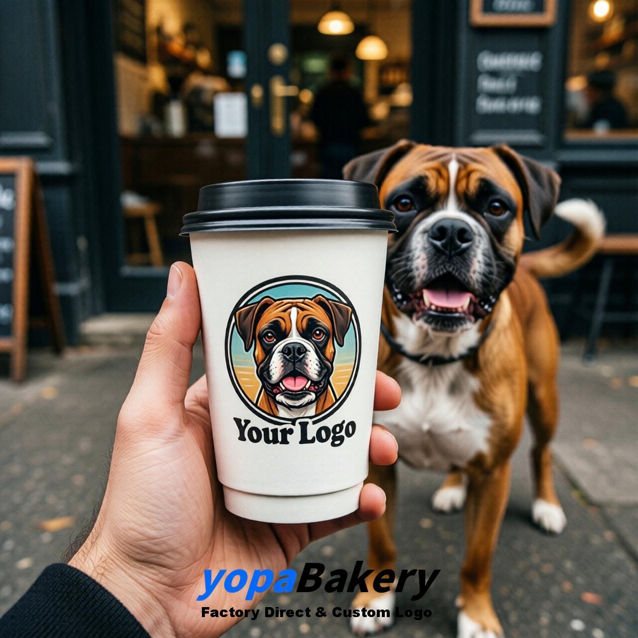 Boxer Double Wall Paper Cups: 8oz/12oz/16oz/20oz/22oz/24oz