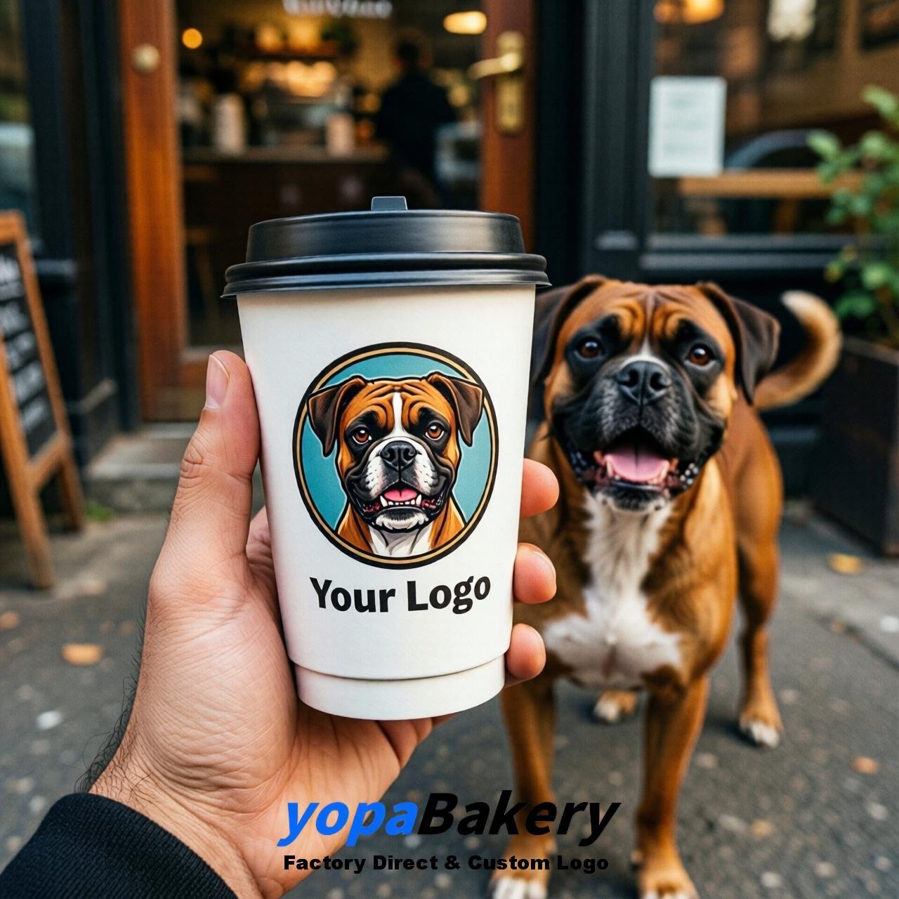 Boxer Double Wall Paper Cups: 8oz/12oz/16oz/20oz/22oz/24oz