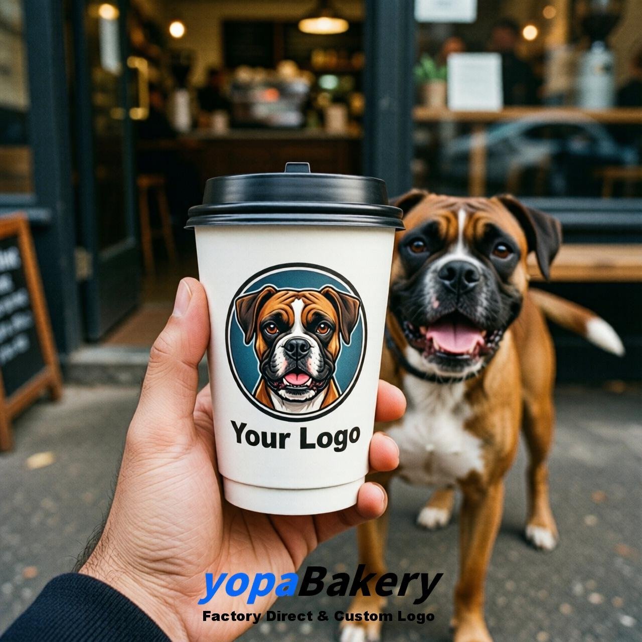 Boxer Double Wall Paper Cups: 8oz/12oz/16oz/20oz/22oz/24oz