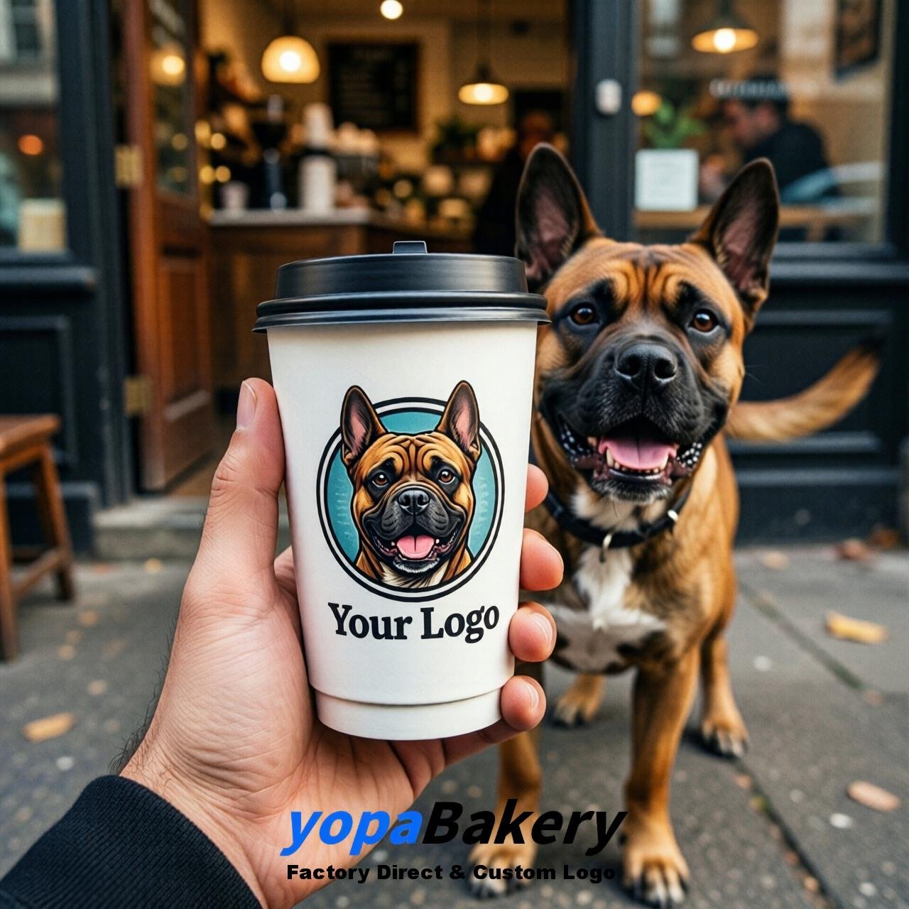 Cane Corso Double Wall Paper Cups: 8oz/12oz/16oz/20oz/22oz/24oz