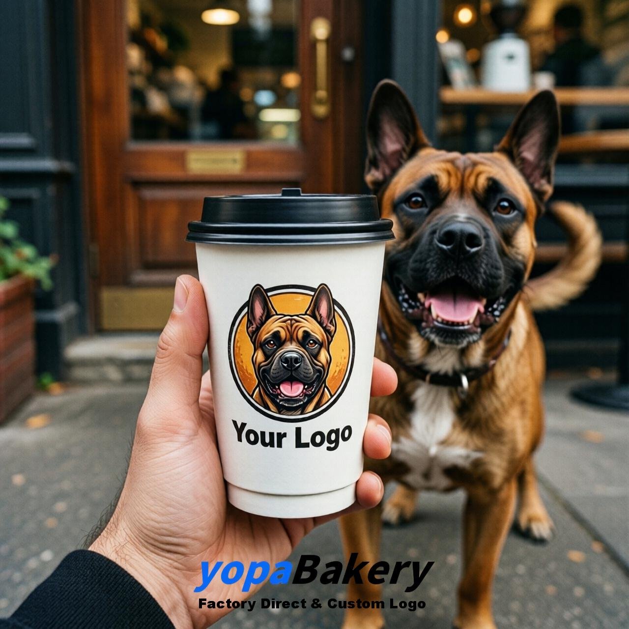 Cane Corso Double Wall Paper Cups: 8oz/12oz/16oz/20oz/22oz/24oz