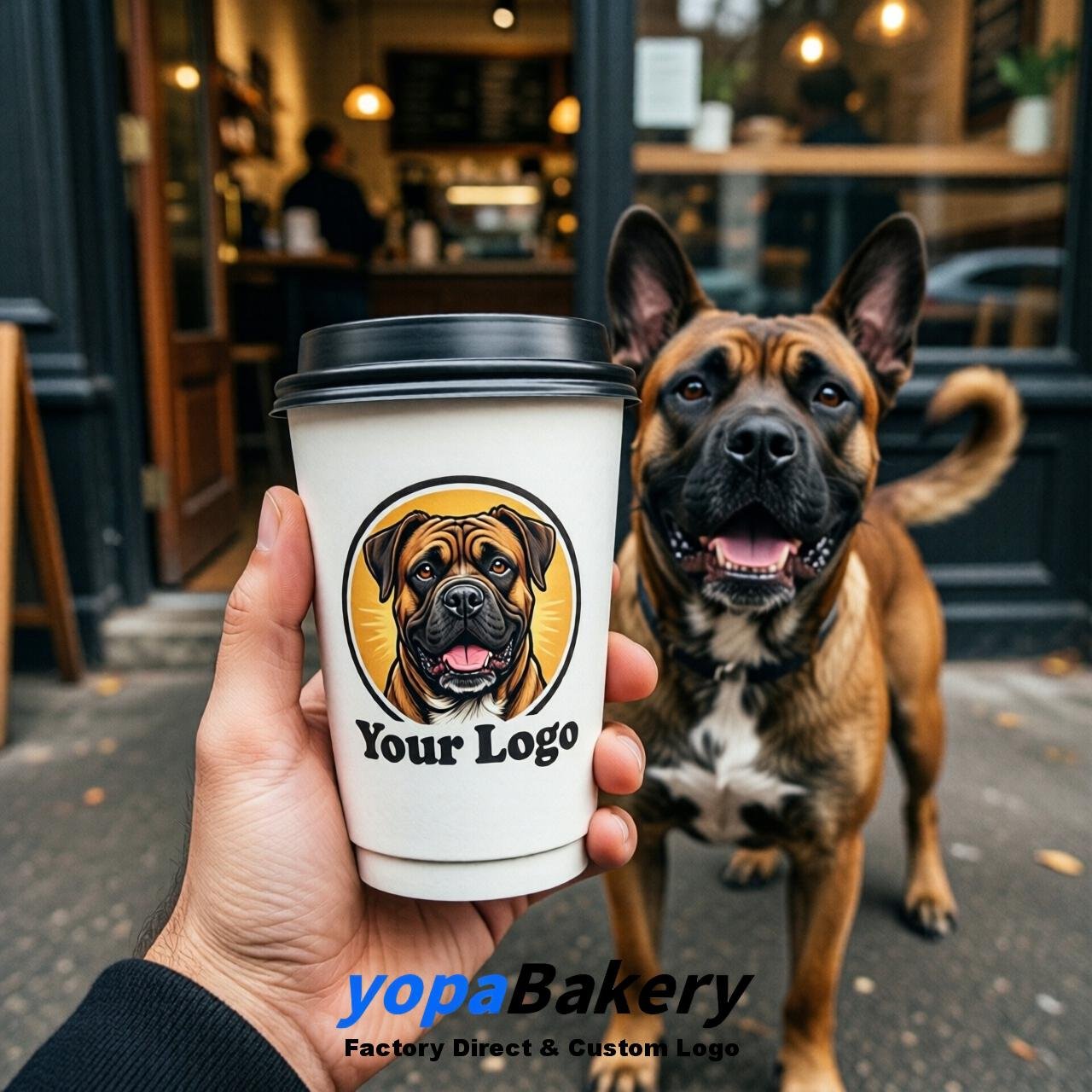 Cane Corso Double Wall Paper Cups: 8oz/12oz/16oz/20oz/22oz/24oz