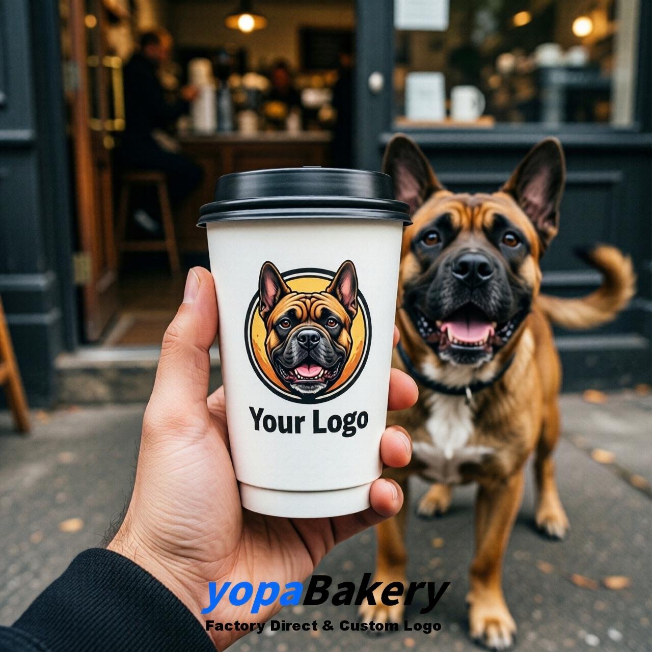 Cane Corso Double Wall Paper Cups: 8oz/12oz/16oz/20oz/22oz/24oz