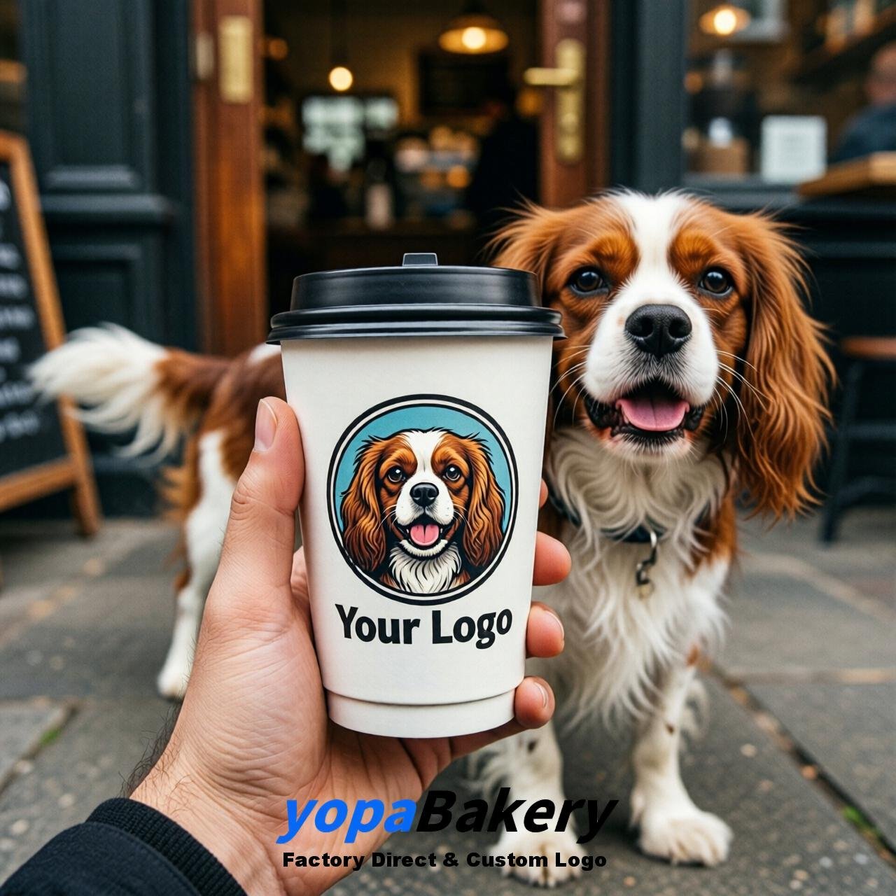 Cavalier King Charles Spaniel Double Wall Paper Cups: 8oz/12oz/16oz/20oz/22oz/24oz